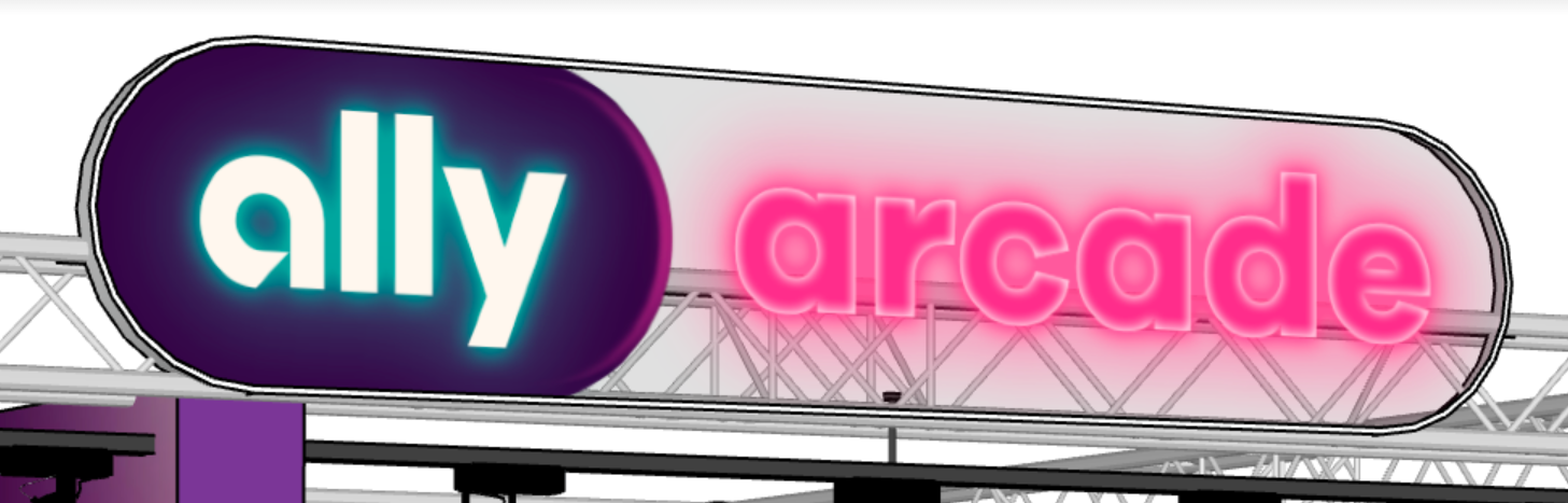 ally arcade - Premium Neon Artwork