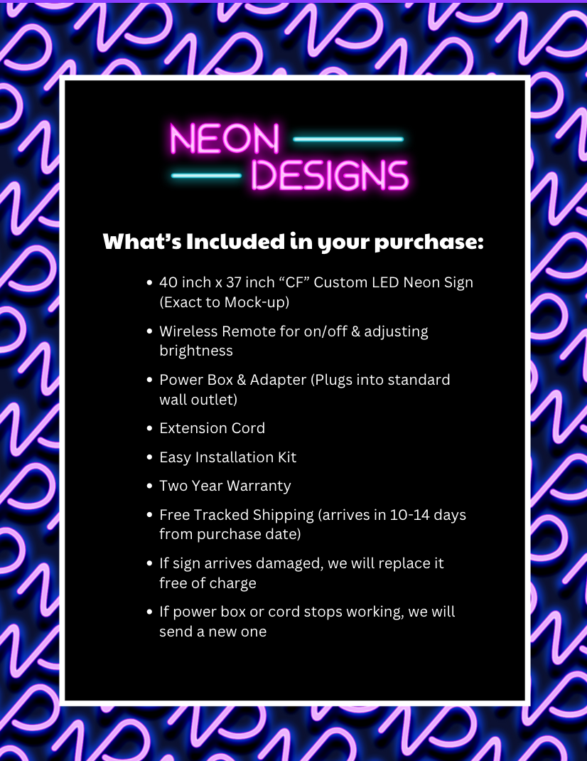 CF - Premium Neon Artwork