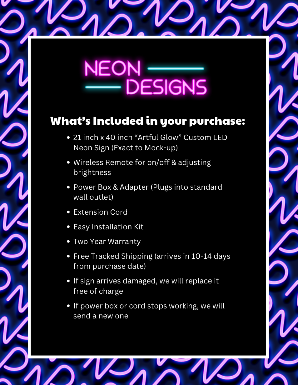 Artful Glow - Premium Neon Artwork