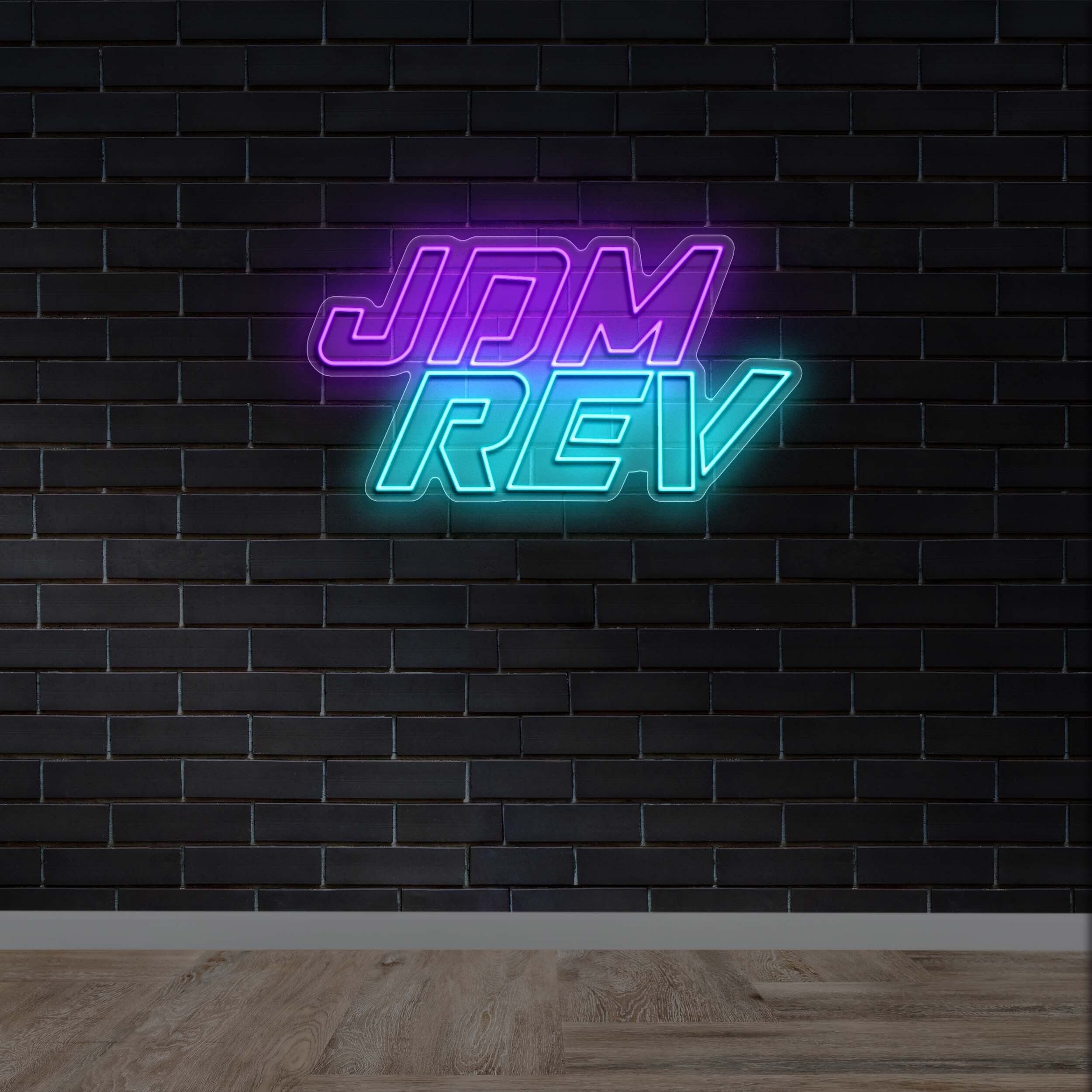 JDM REV - Premium Neon Artwork