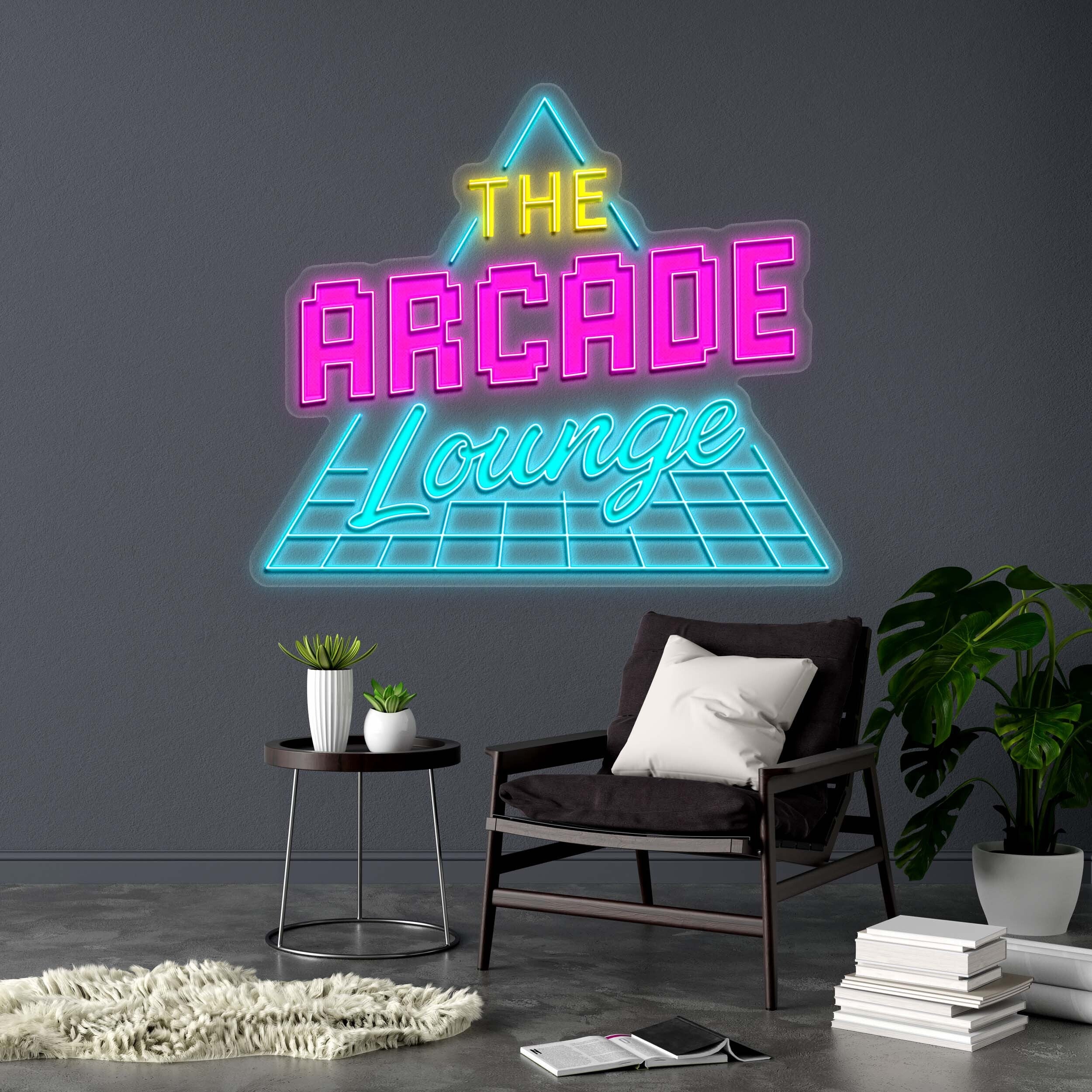THE ARCADE LOUNGE | 2nd Version - Premium Neon Artwork