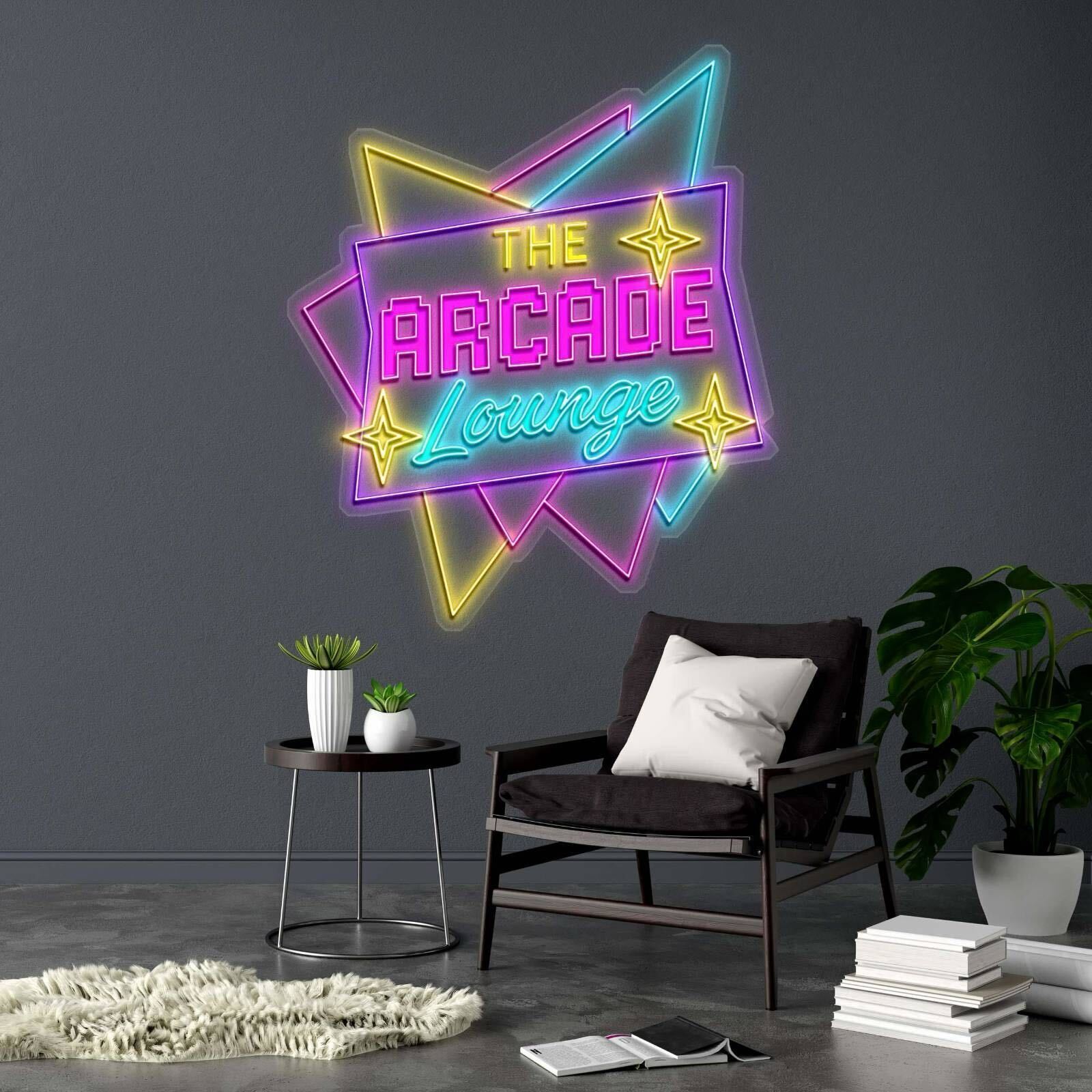 THE ARCADE Lounge| 3rd Version - Premium Neon Artwork
