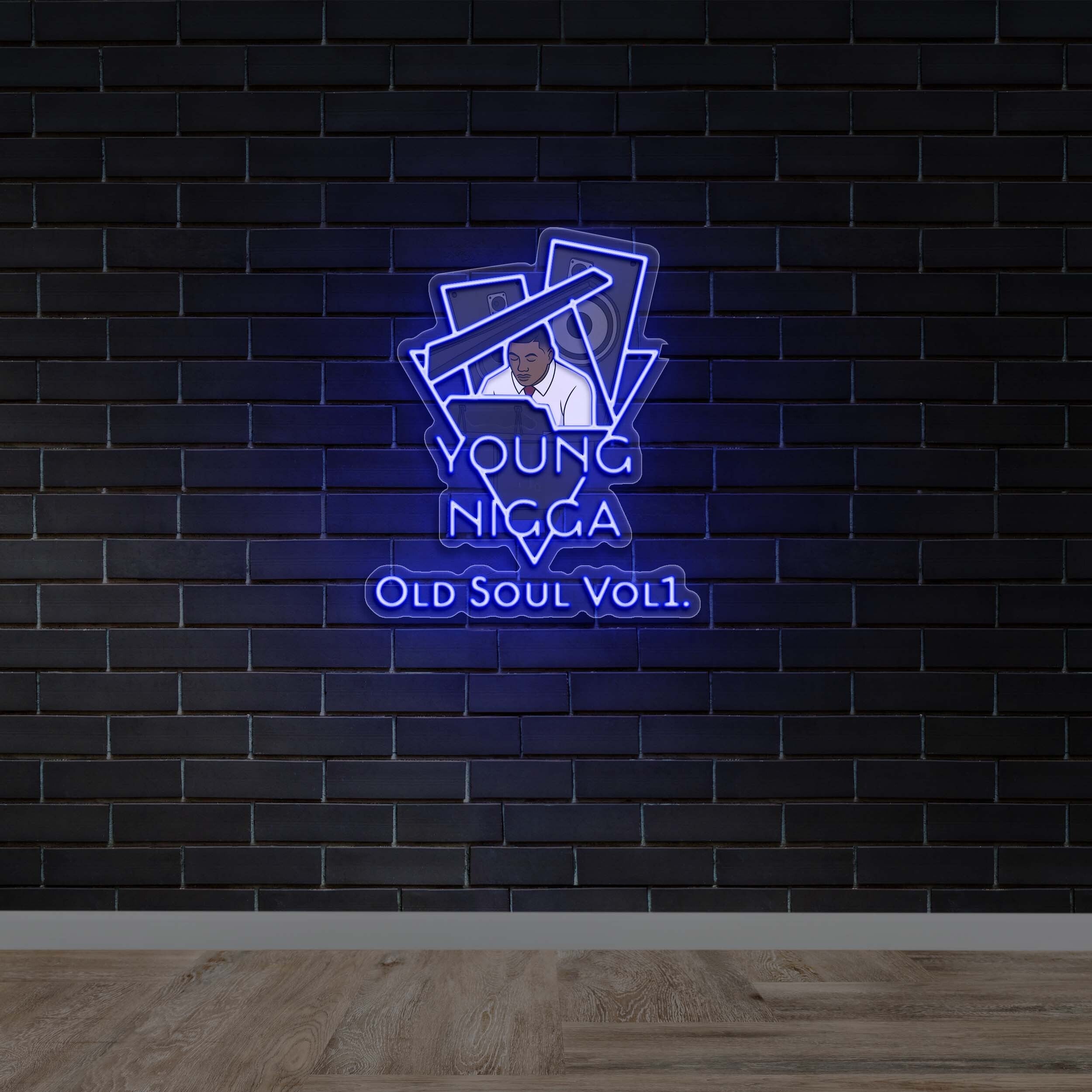 YOUNG NIGGA | 2nd Version- Premium Neon Artwork