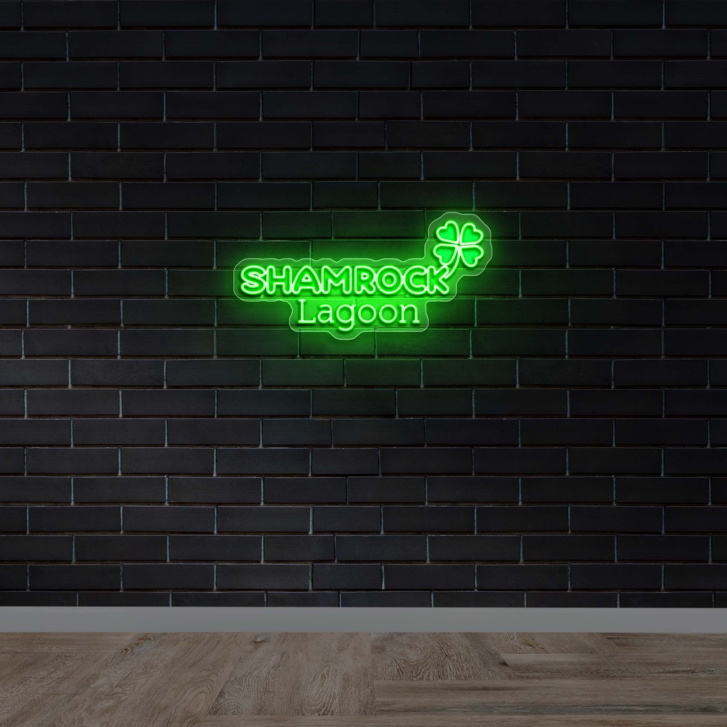 Shamrock Lagoon - Premium Neon Artwork