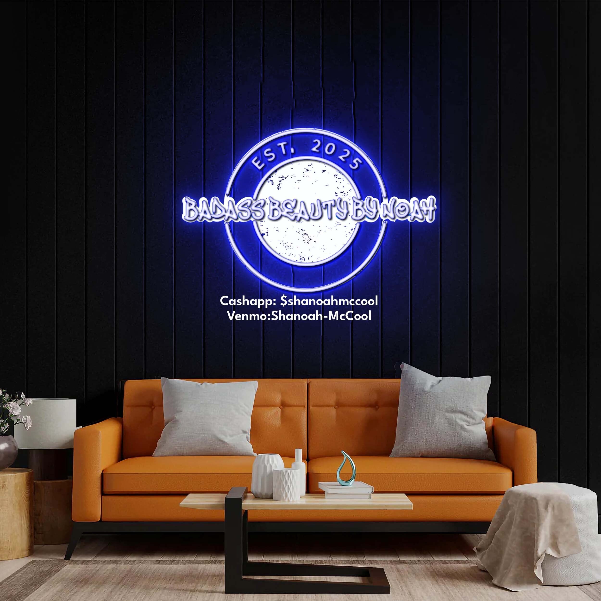 Badass Beauty - Premium Neon Artwork