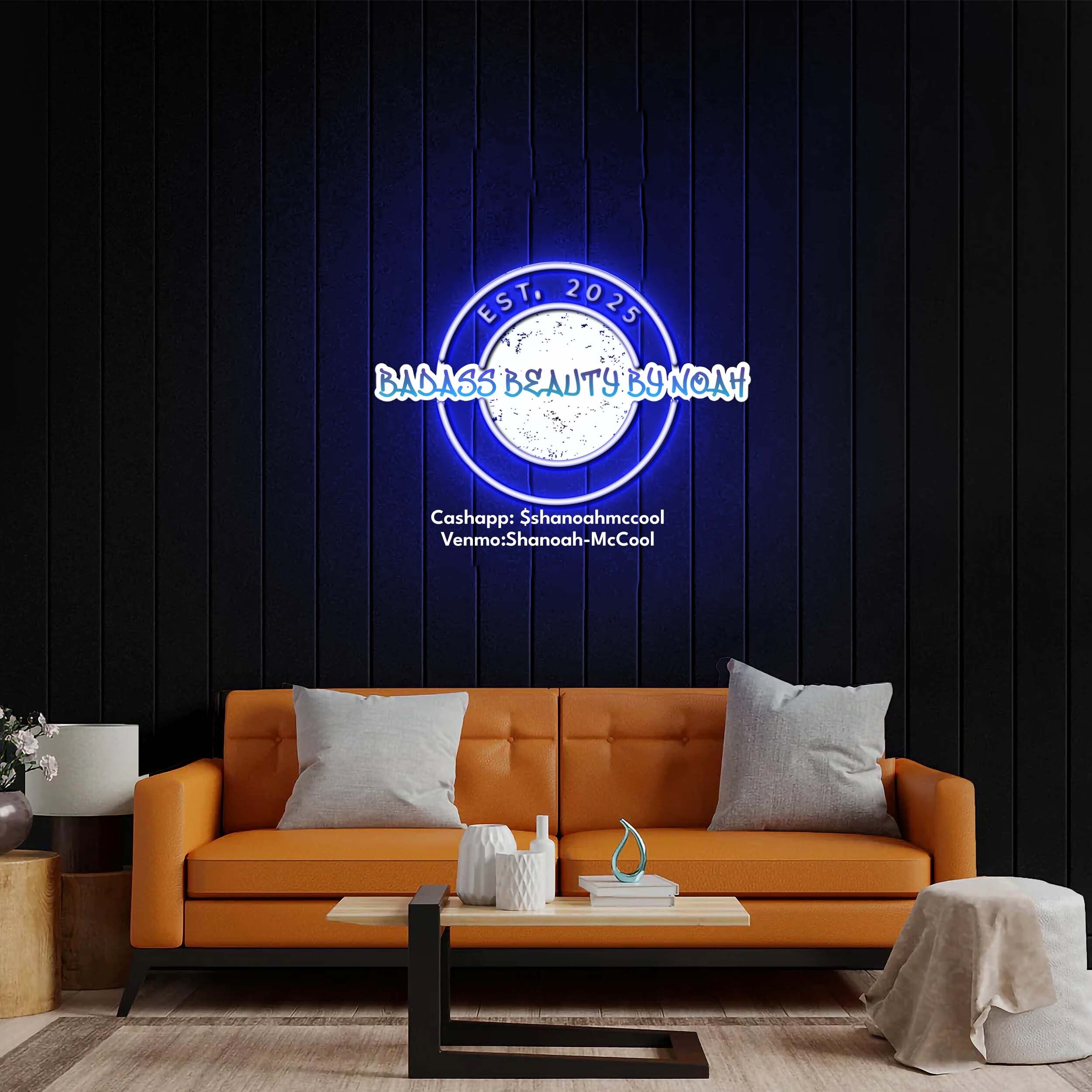 Badass Beauty - Premium Neon Artwork