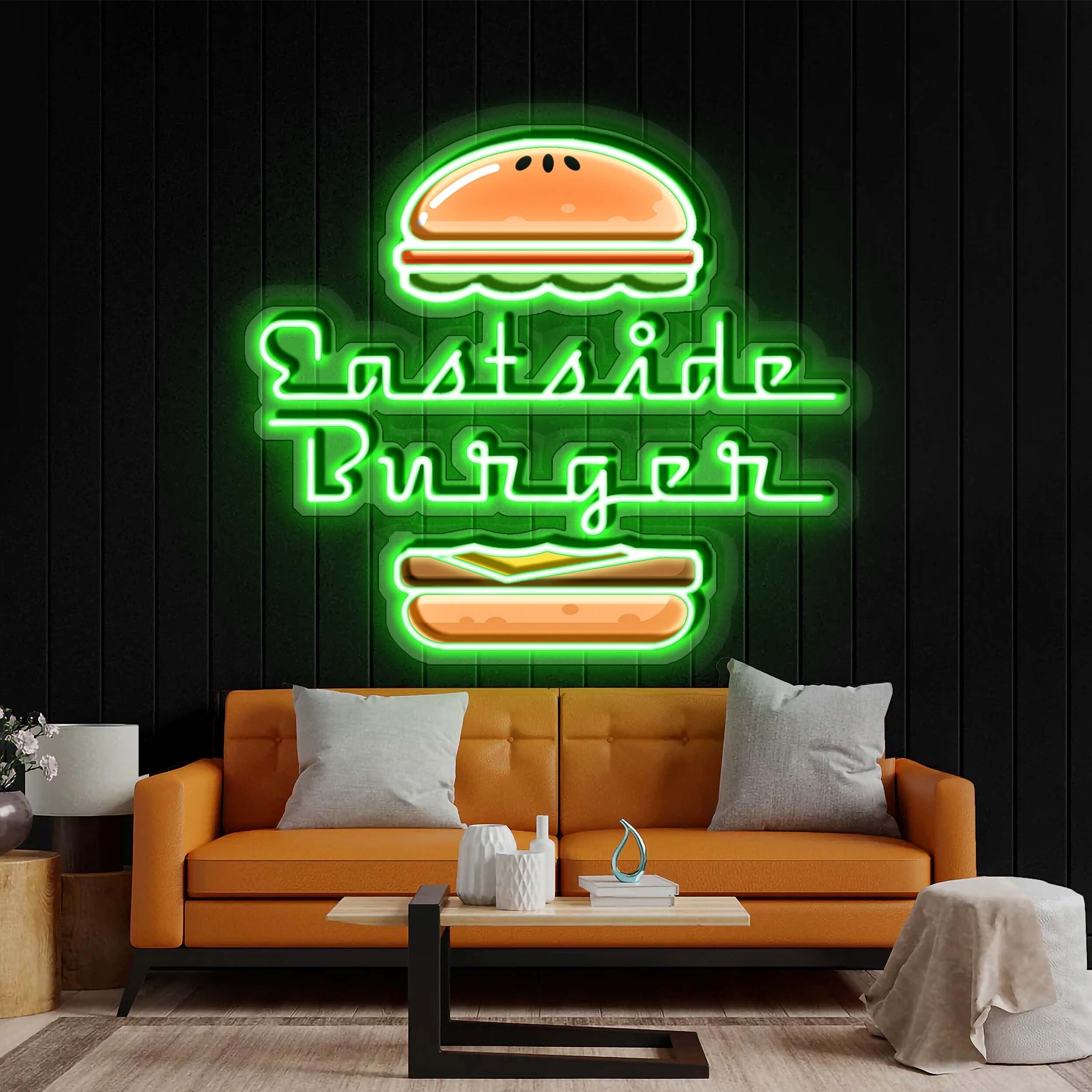 EASTSIDE BURGER - Premium Neon Artwork