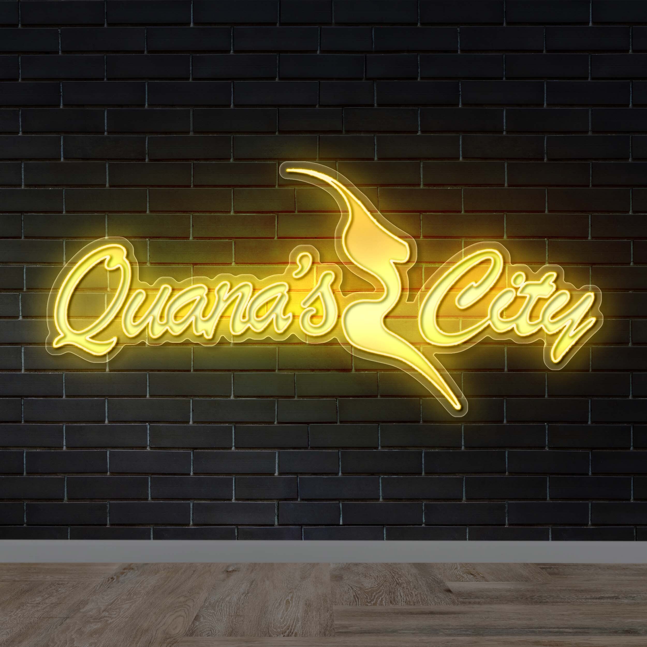 QUANA'S CITY - Premium Neon Artwork