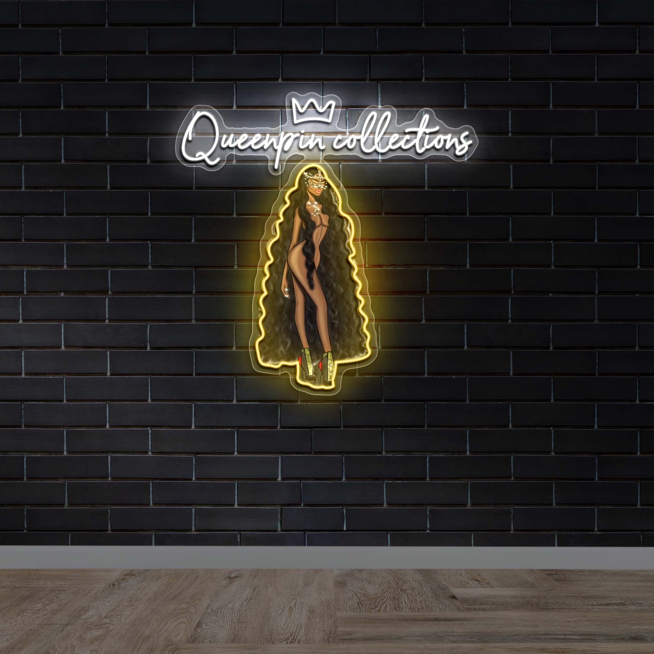 Queenpin Collections | 3rd version - Premium Neon Artwork