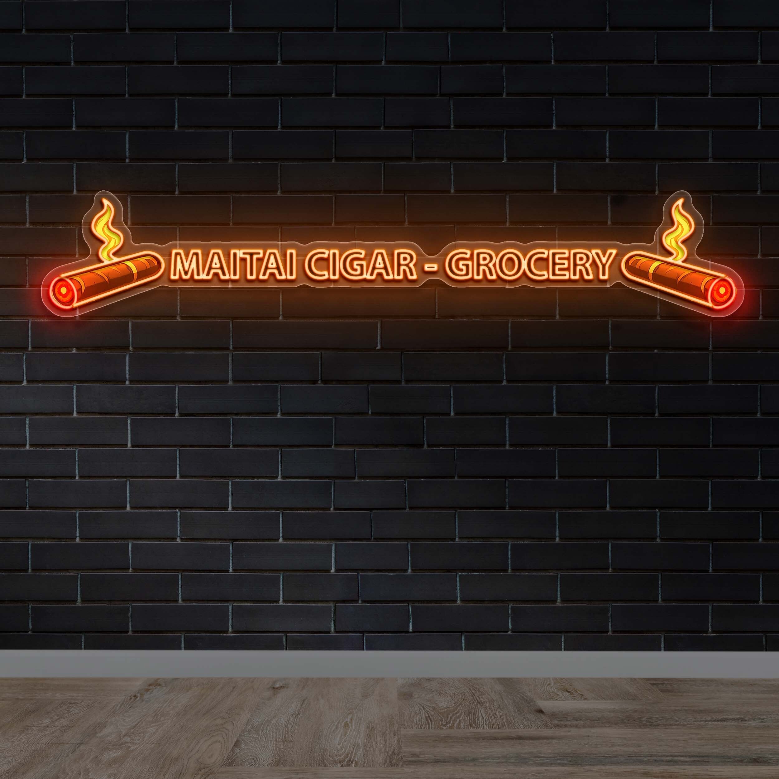 MATAI CIGAR - GROCERY | 2nd version -
Premium Neon Artwork