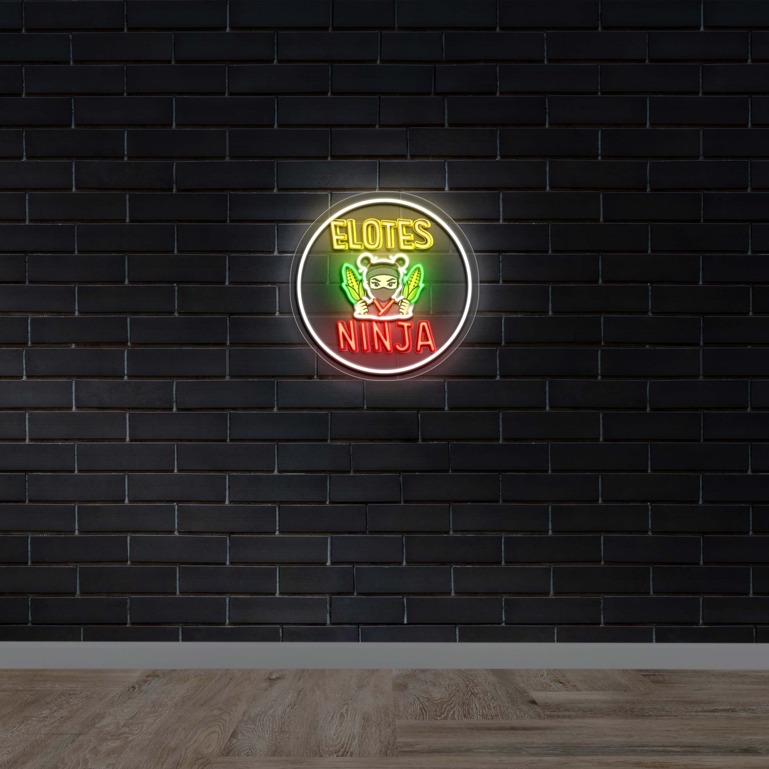 ELOTES NINJA (version 2) - Premium Neon Artwork