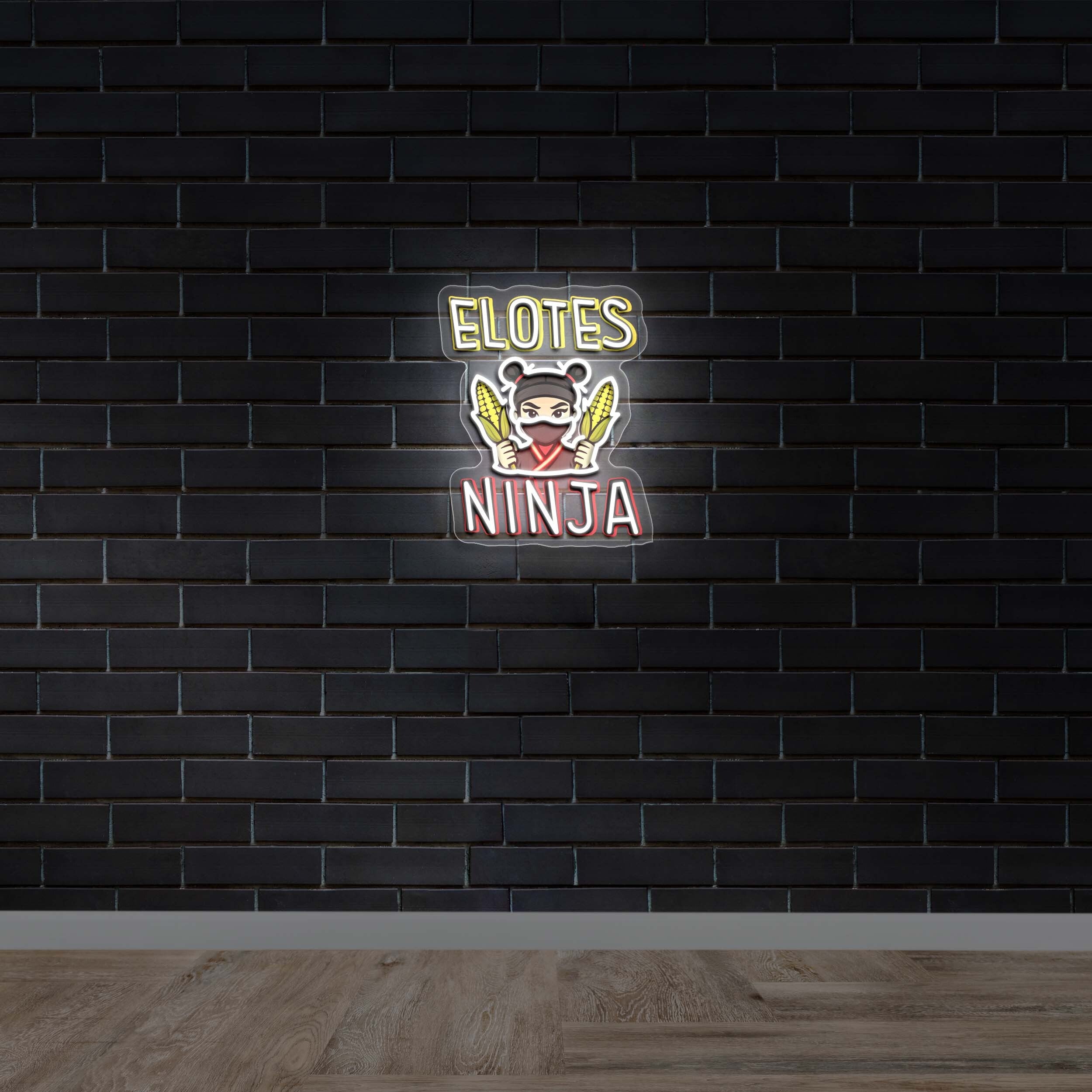 ELOTES NINJA - Premium Neon Artwork