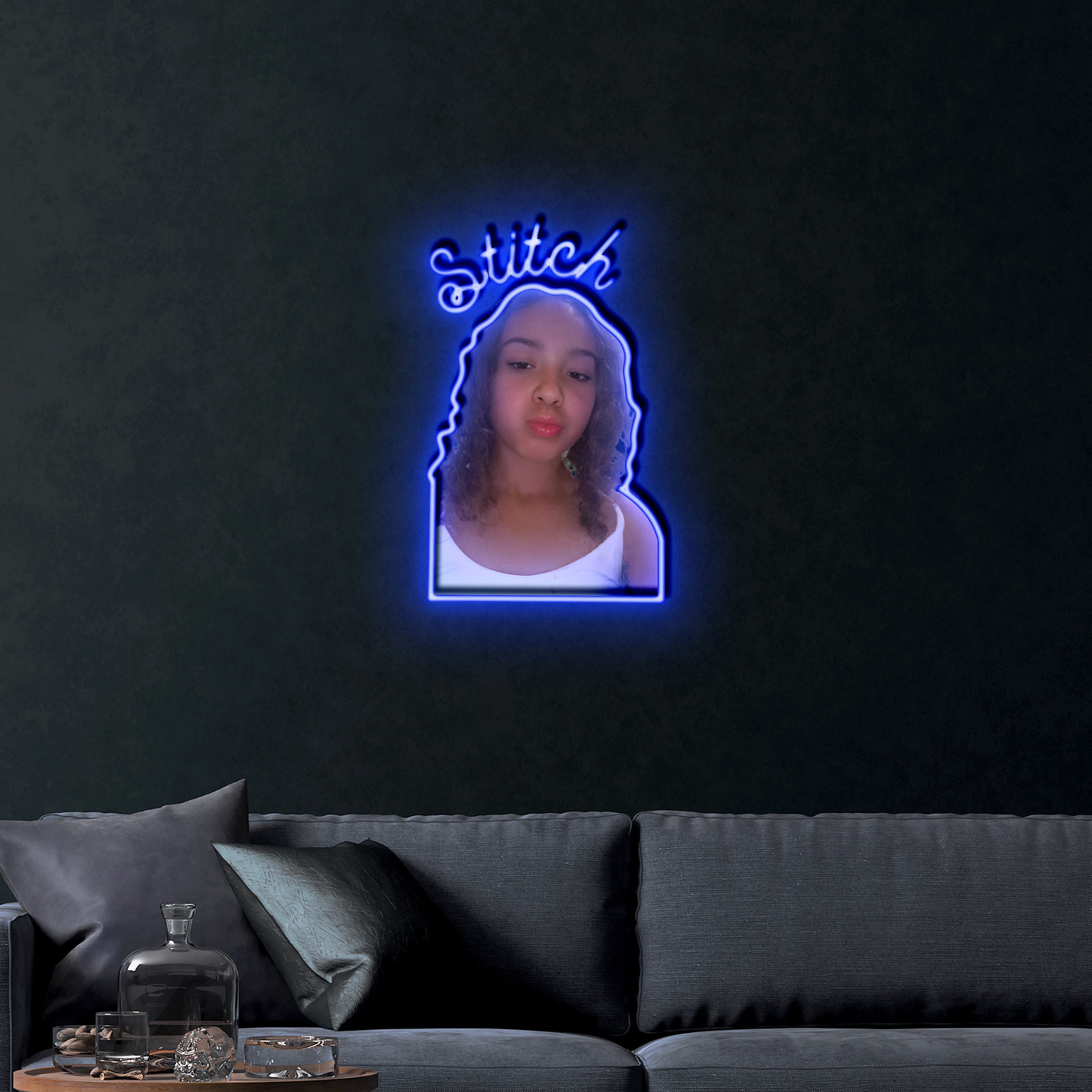Stitch – Premium Neon Artwork