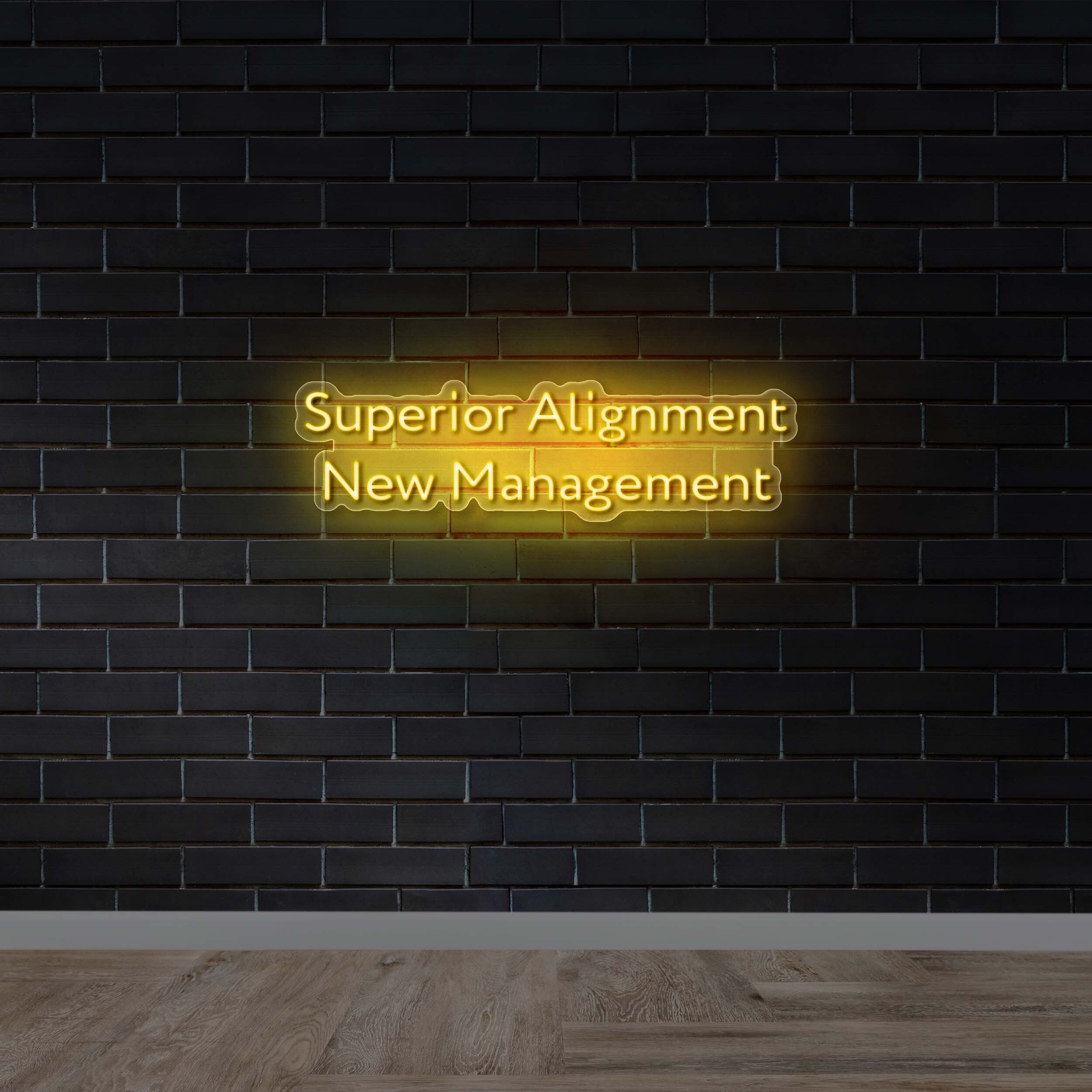 Superior Alignment - Premium Neon Artwork