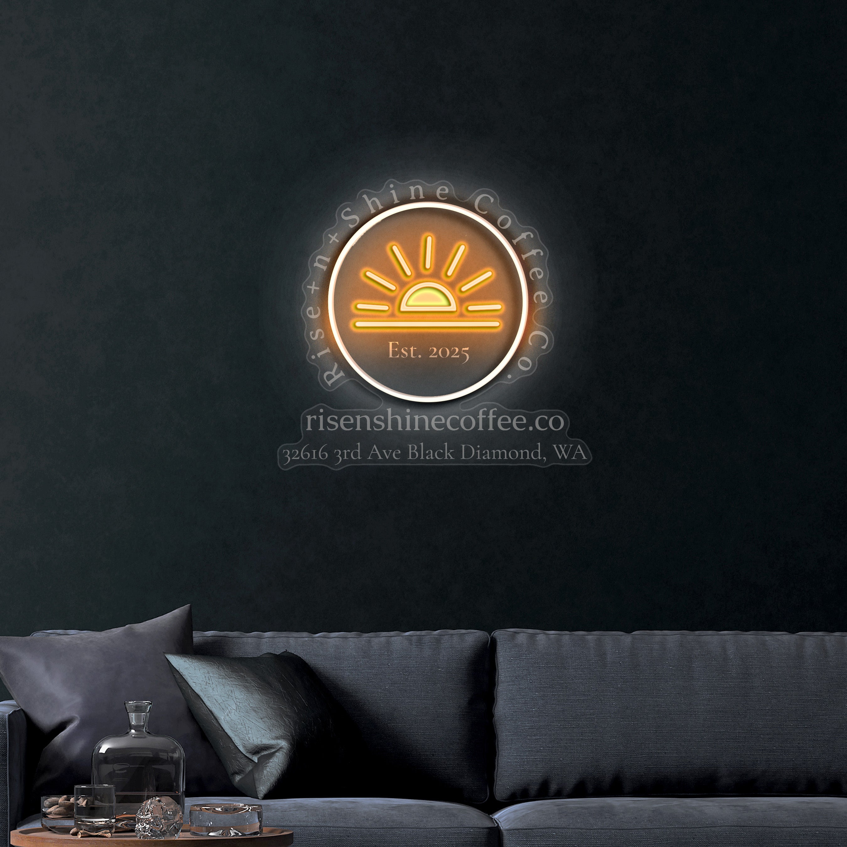 riseshinecoffee.co – Premium Neon Artwork
