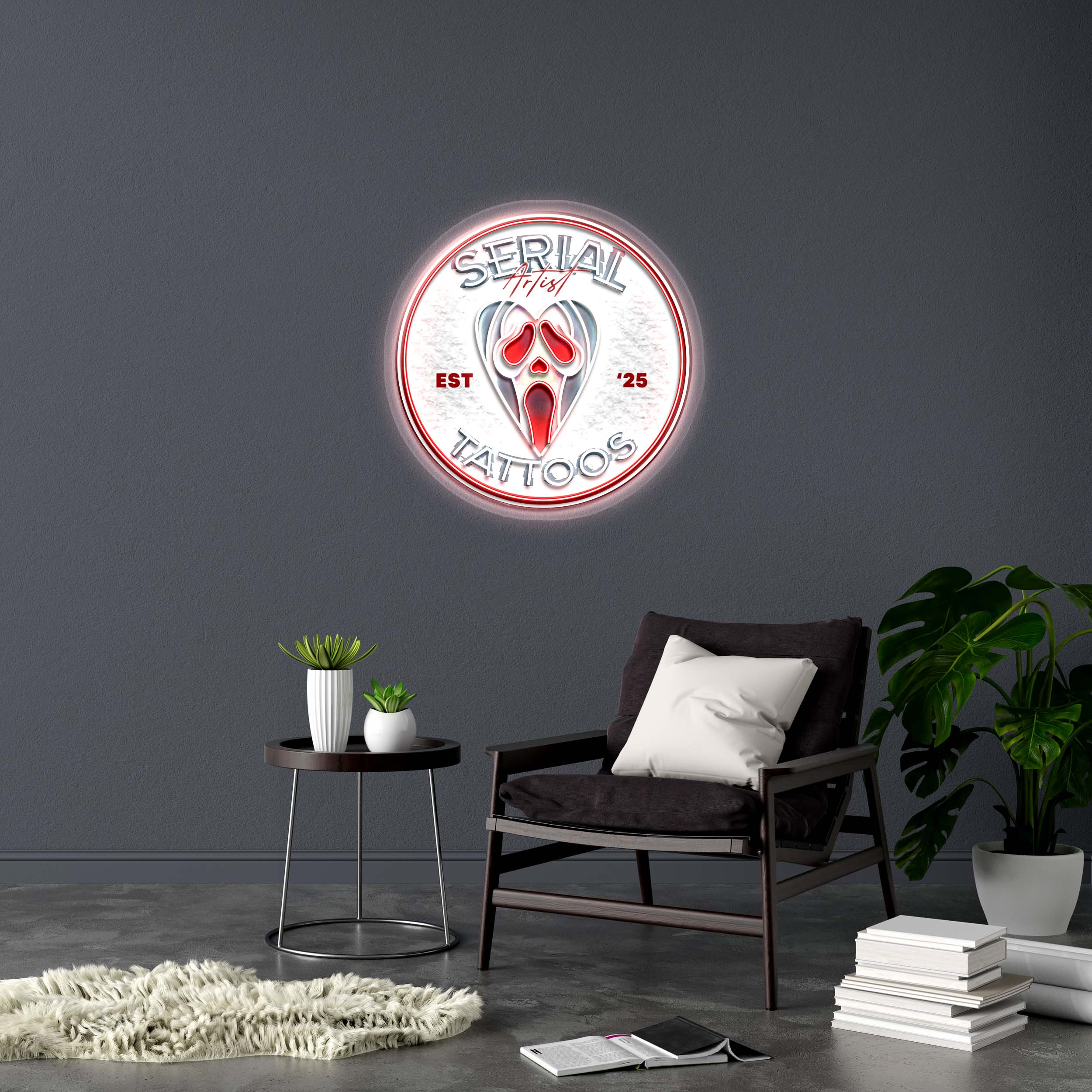 SERIAL TATTOOS - Premium Neon Artwork