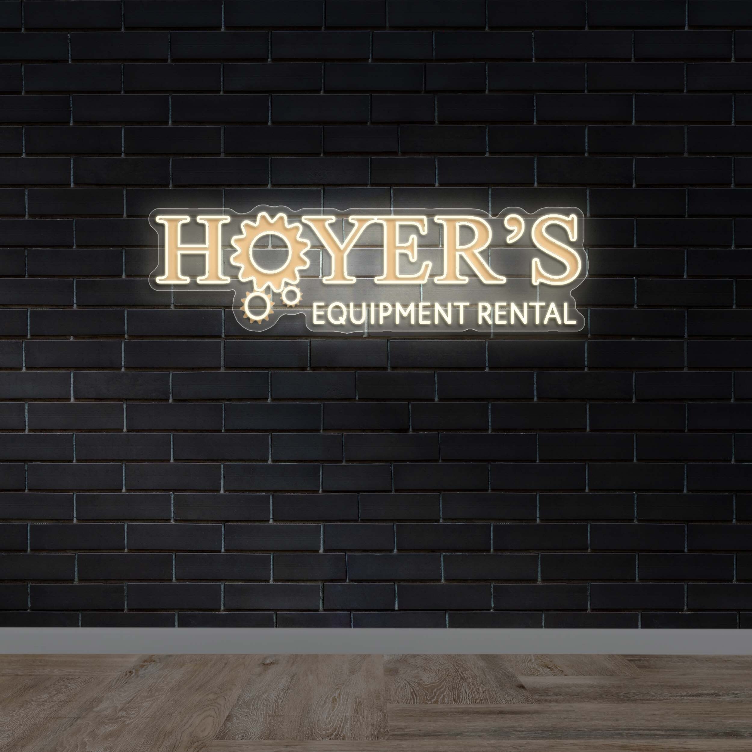 Hoyer’s Equipment Rental - Premium Neon Artwork