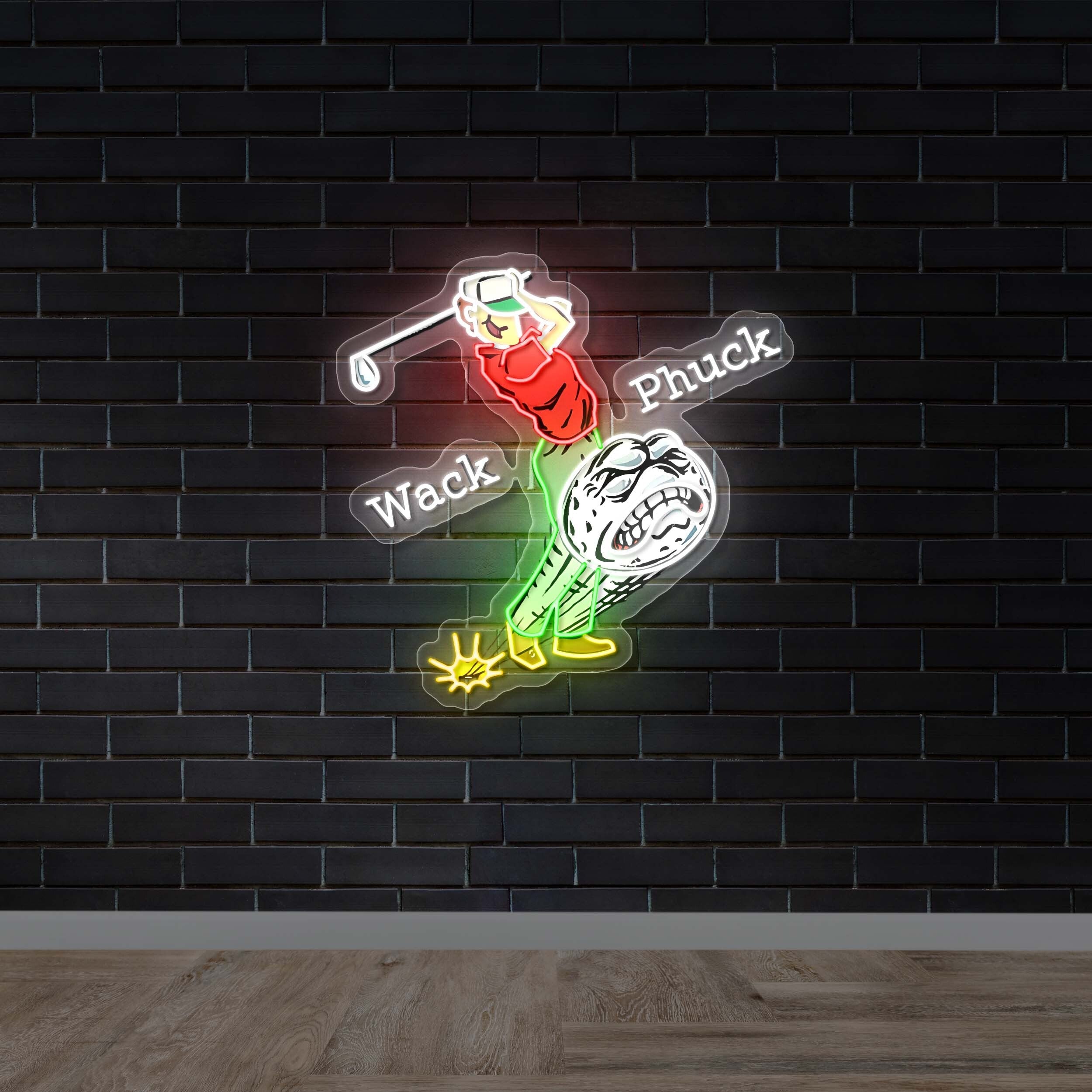 Wack Phuck - Premium Neon Artwork