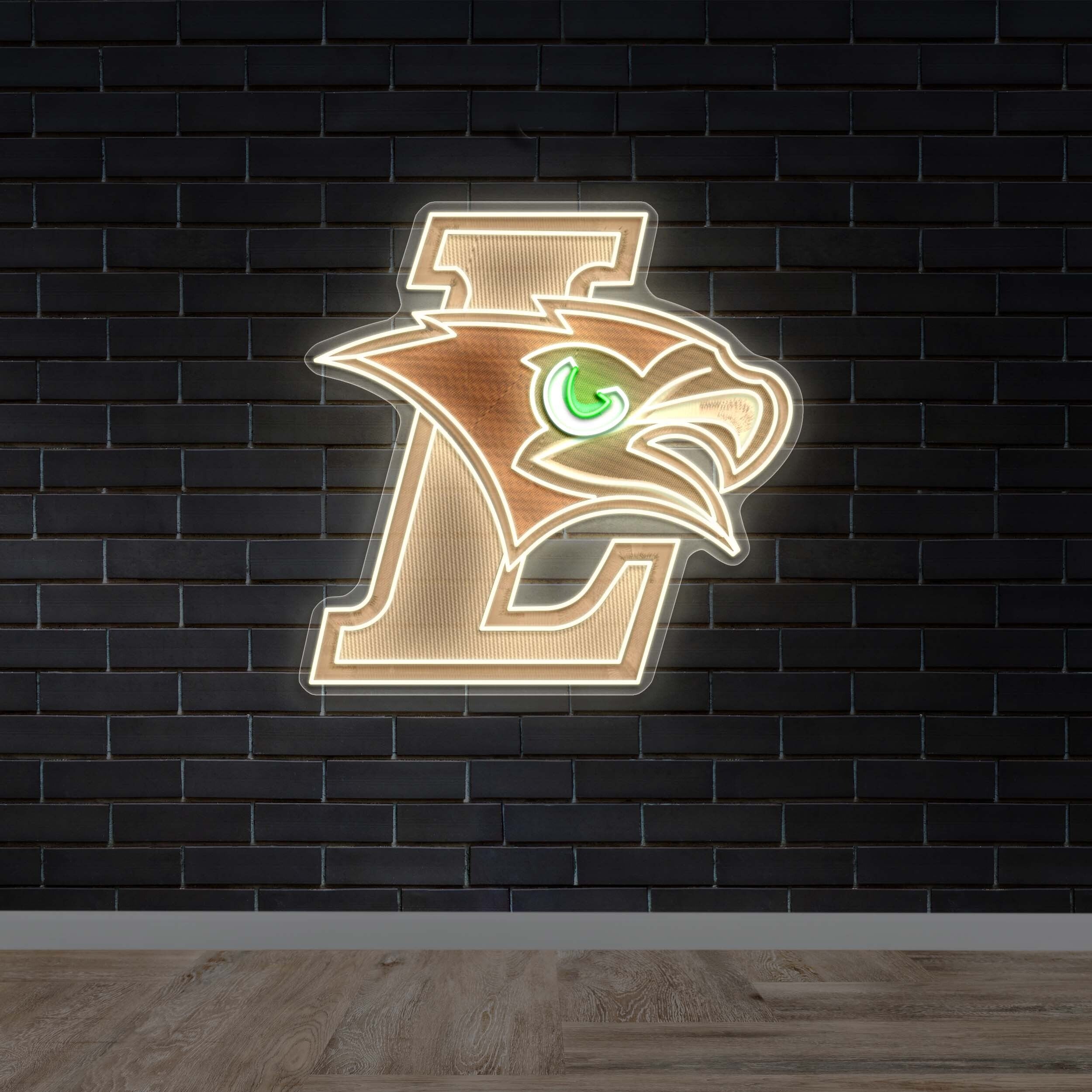 Lehigh Hawk Logo - Premium Neon Artwork