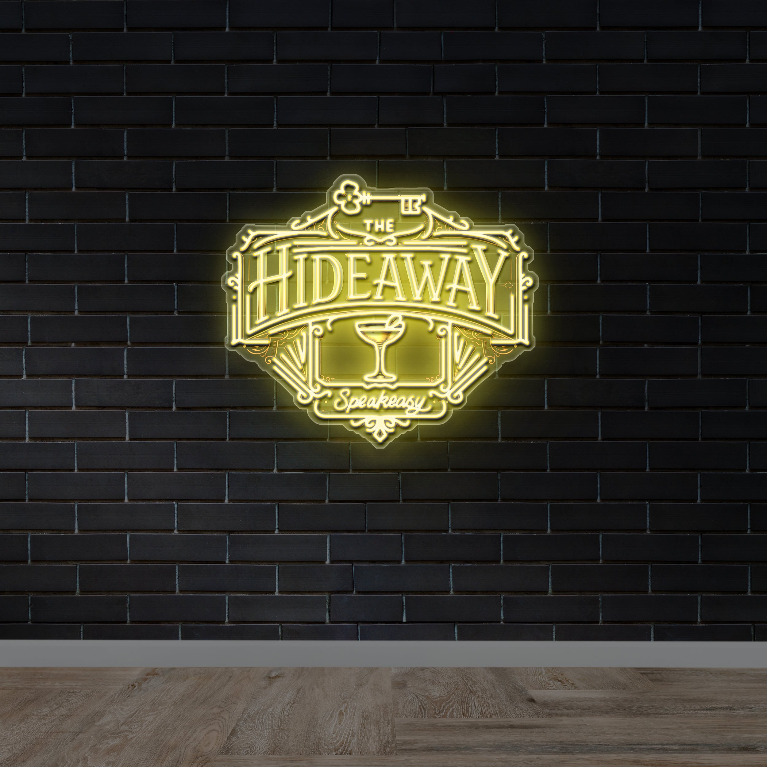HIDEAWAY - Premium Neon Artwork