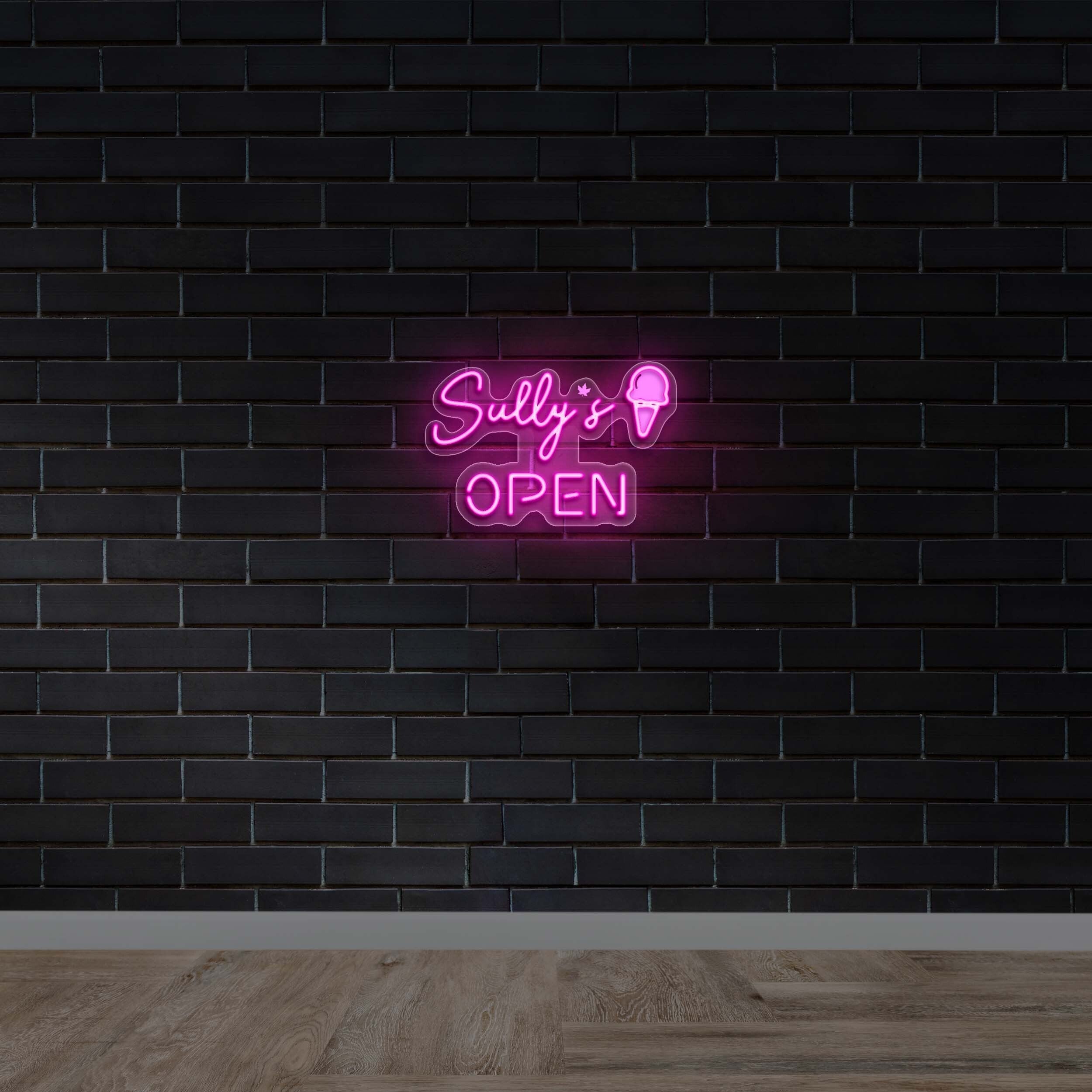 Sully's OPEN - Premium Neon Artwork
