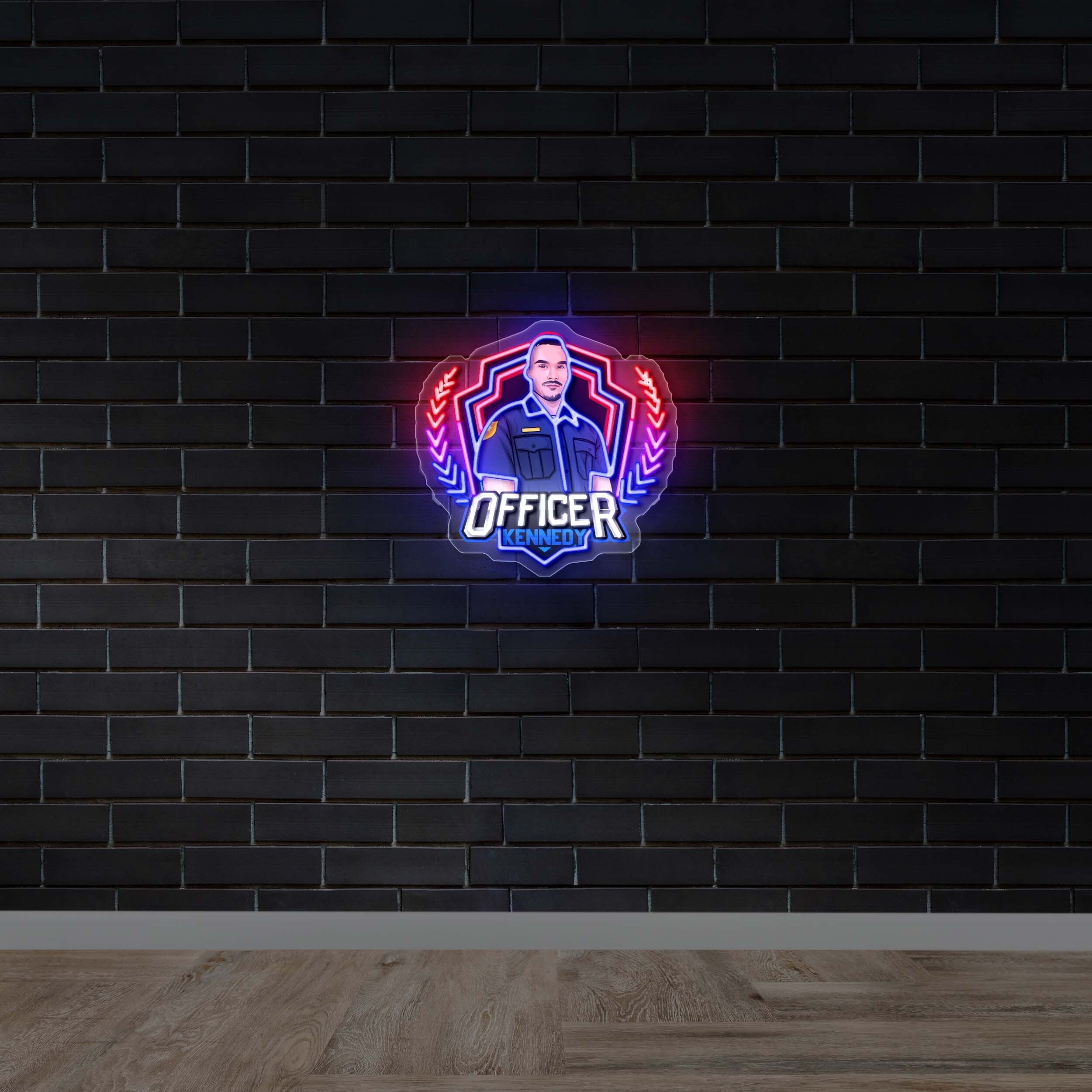 OFFICER KENNEDY - Premium Neon Artwork