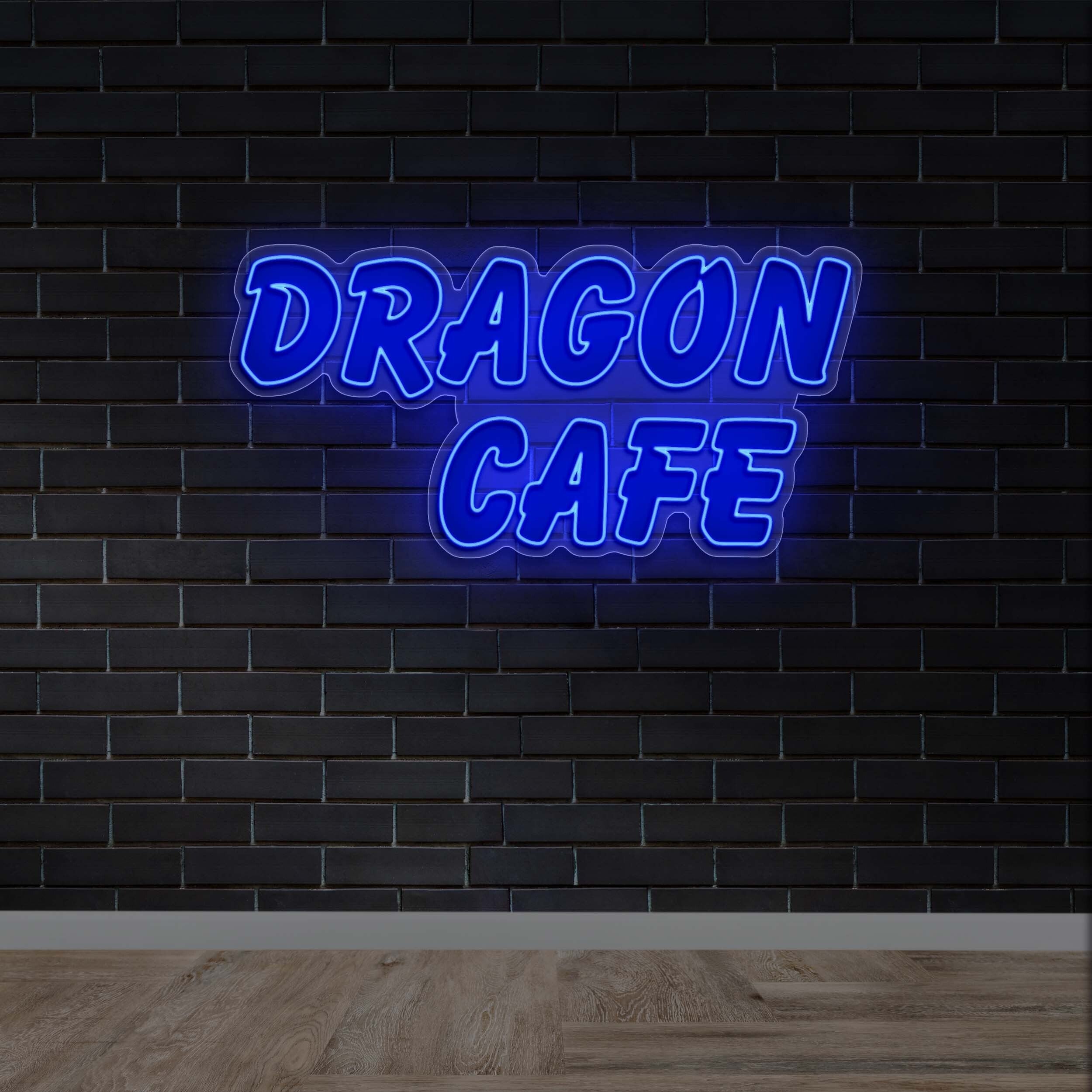 Dragon Cafe - Premium Neon Artwork
