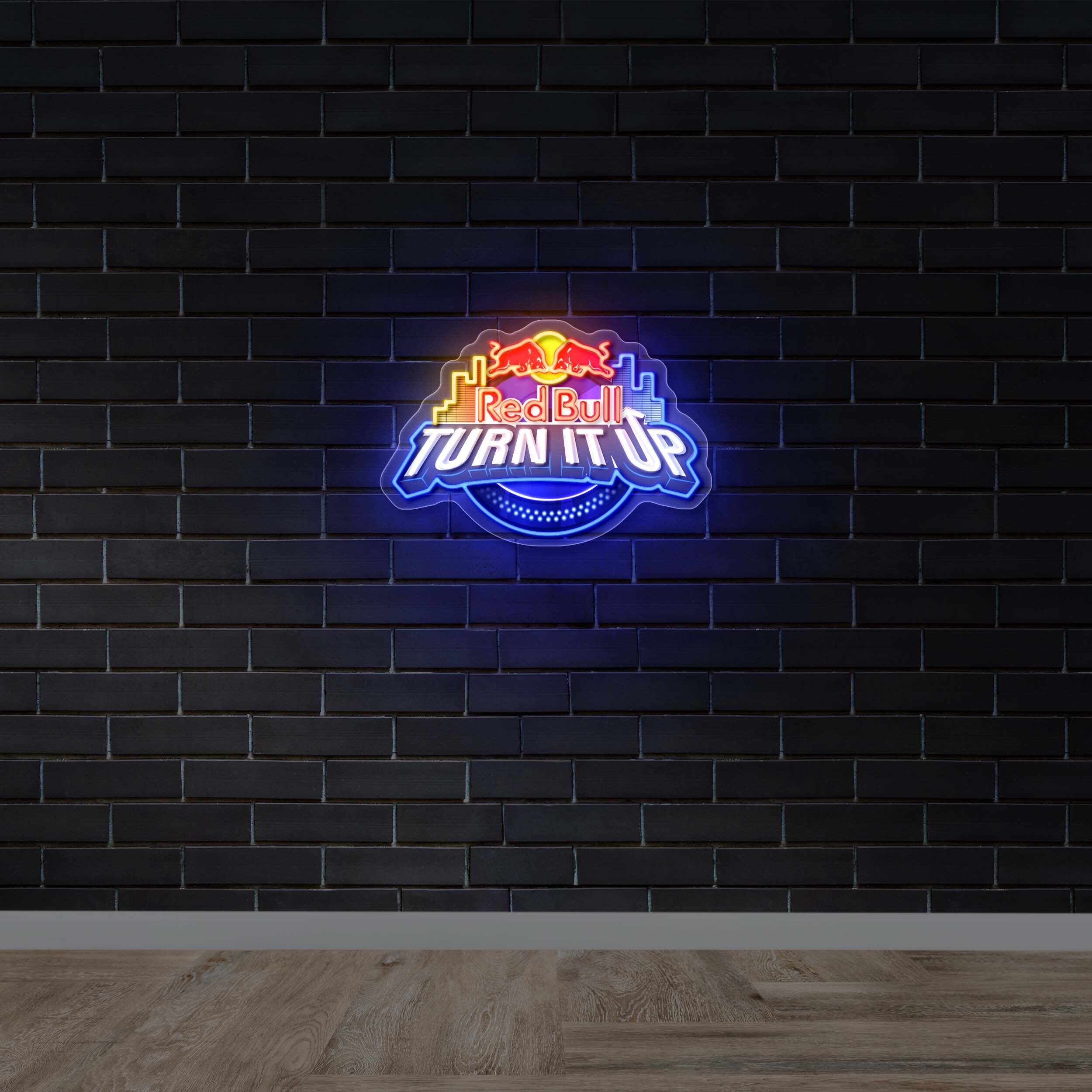 Turn It Up - Premium Neon Artwork