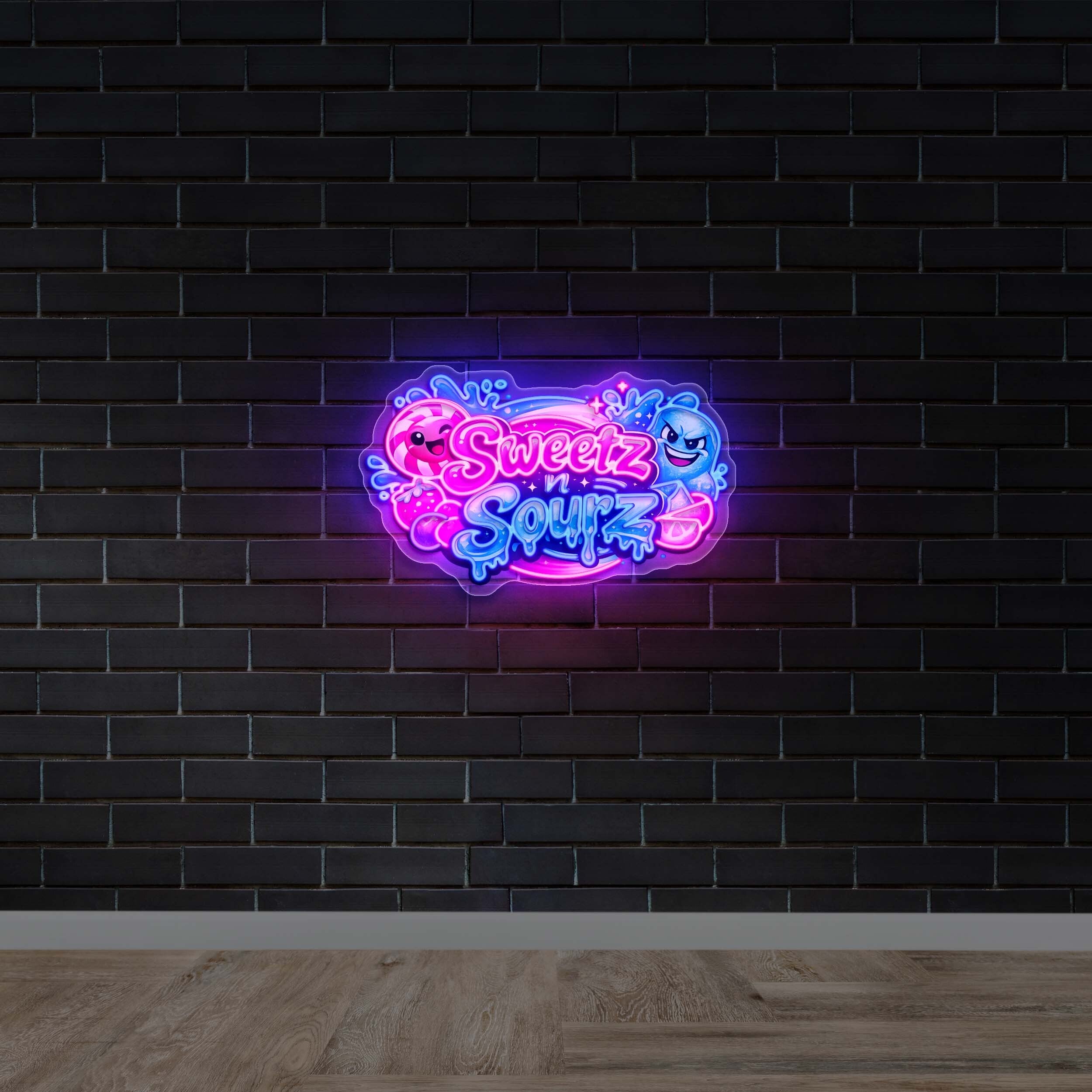 SWEETZ N SOURZ - Premium Neon Artwork