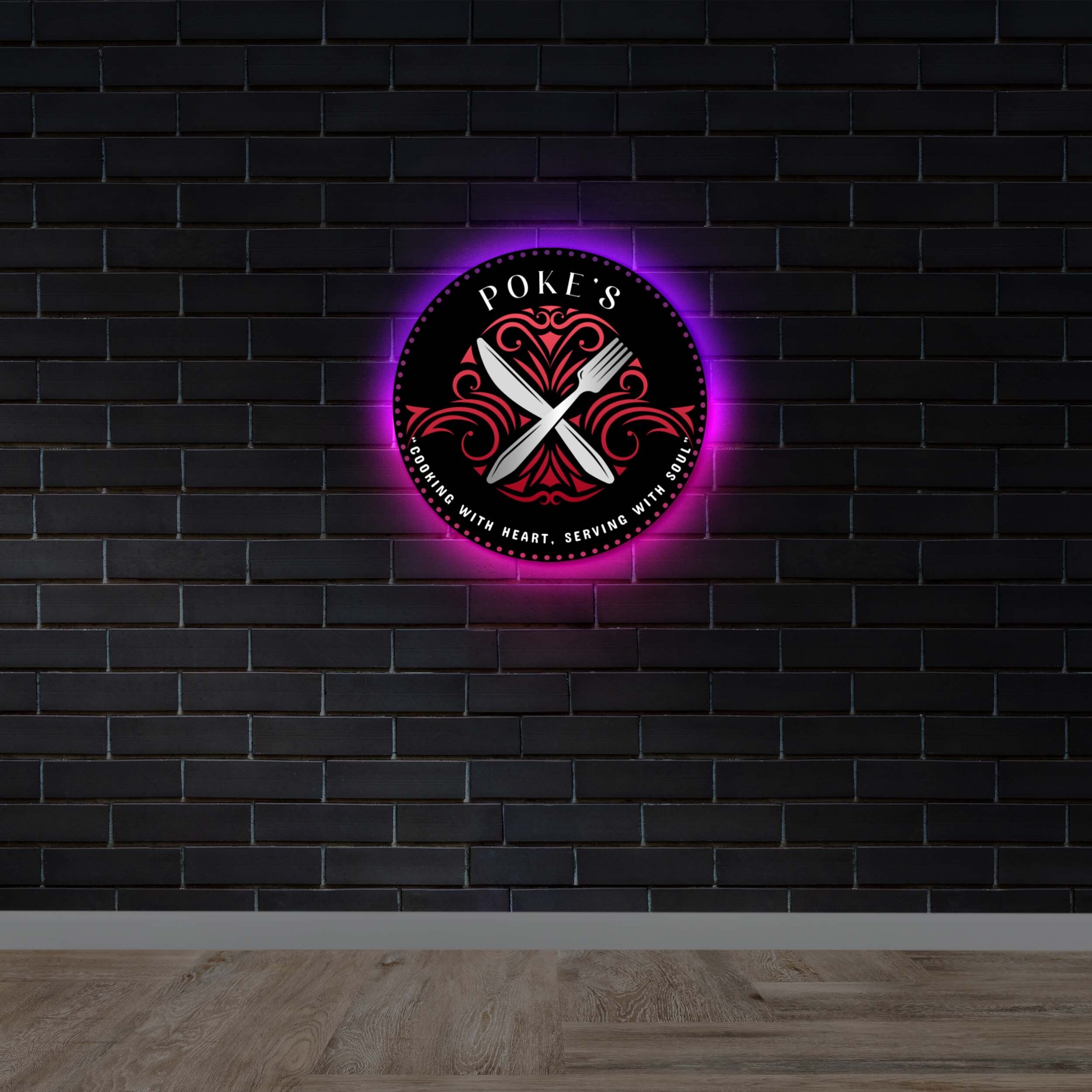 POKE'S | Backlit Version - Premium Neon Artwork