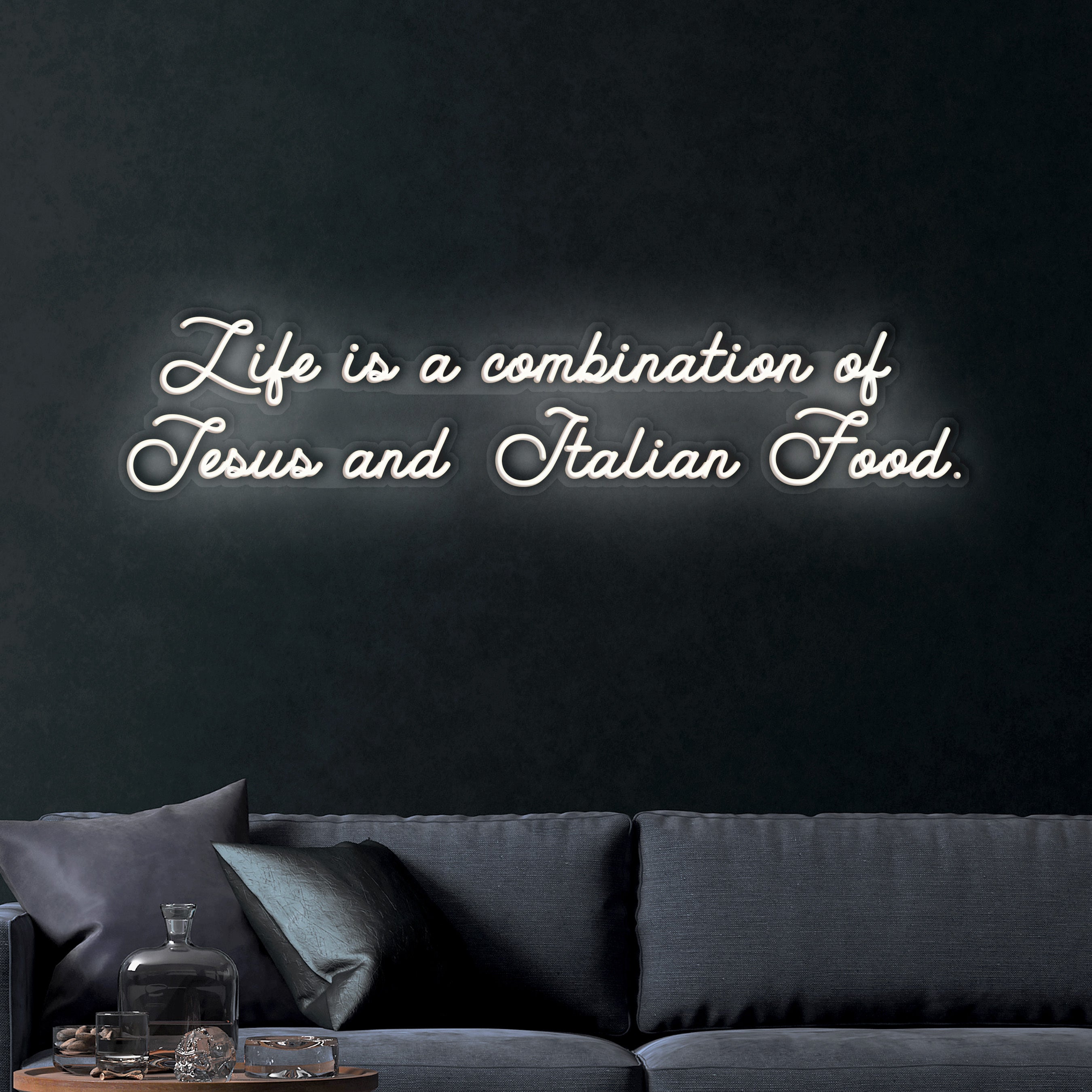 Life Is A Combination – Premium Neon Artwork
