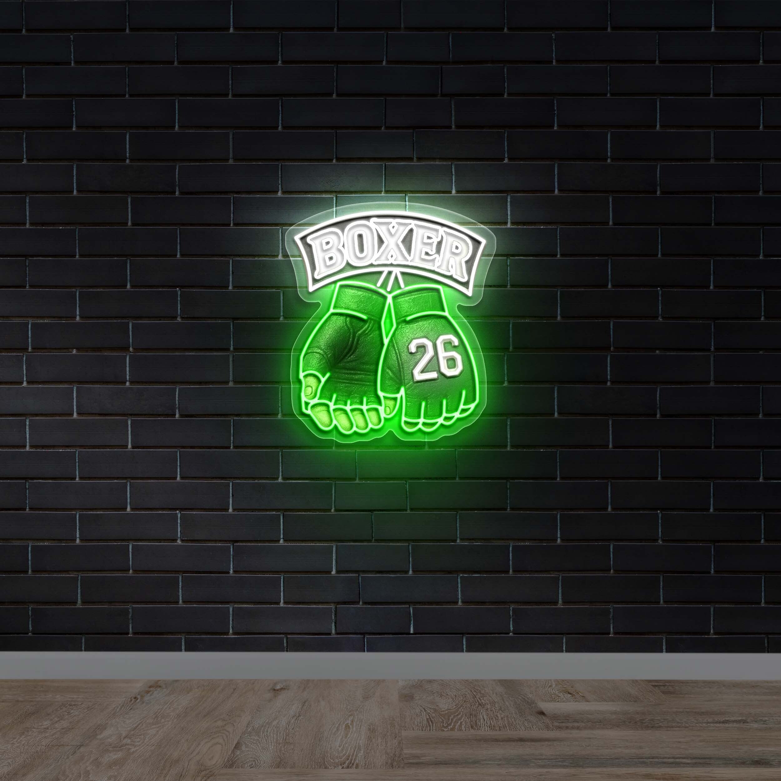 BOXER 26 - Premium Neon Artwork