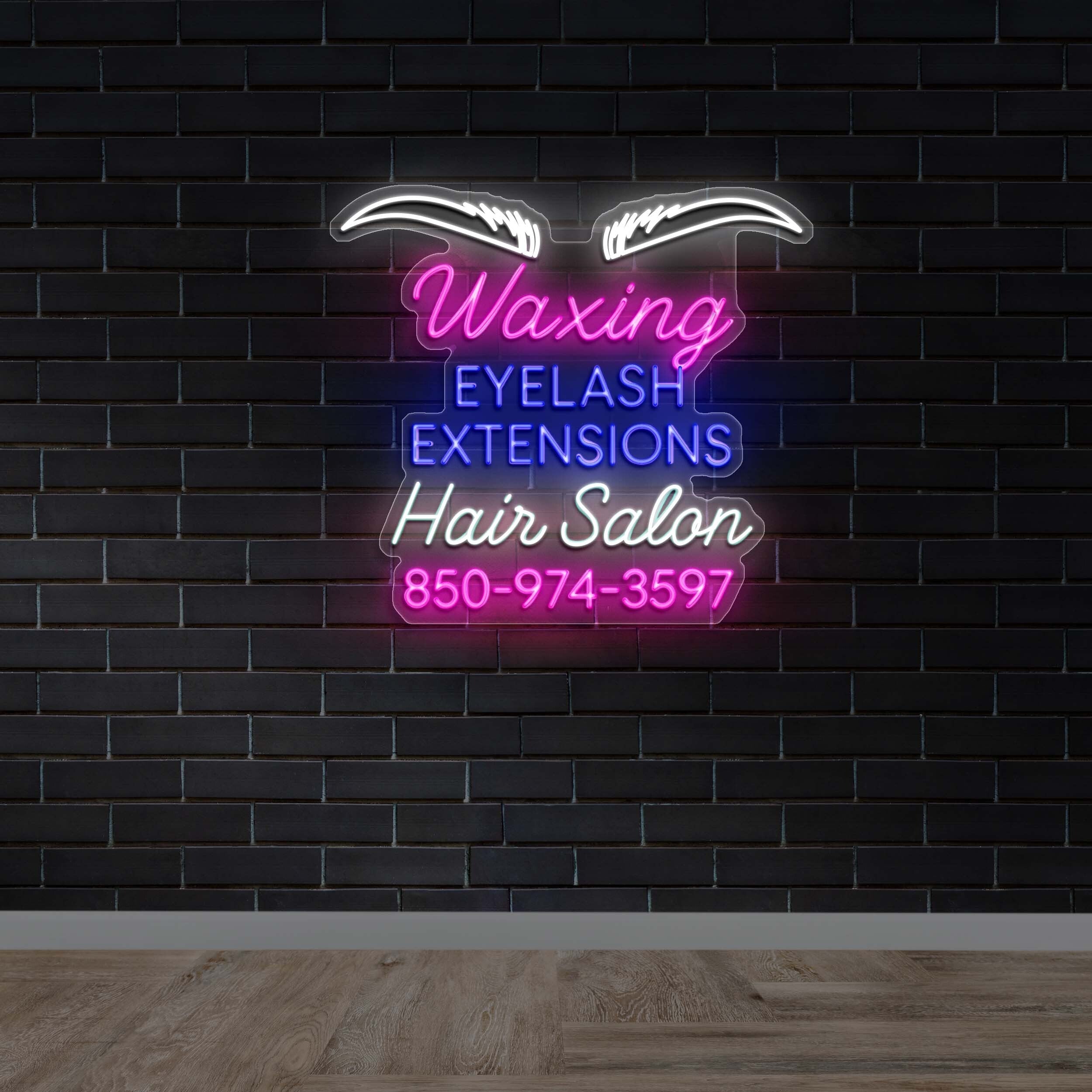 Waxing Hair Salon | 3rd Version - Premium Neon Artwork