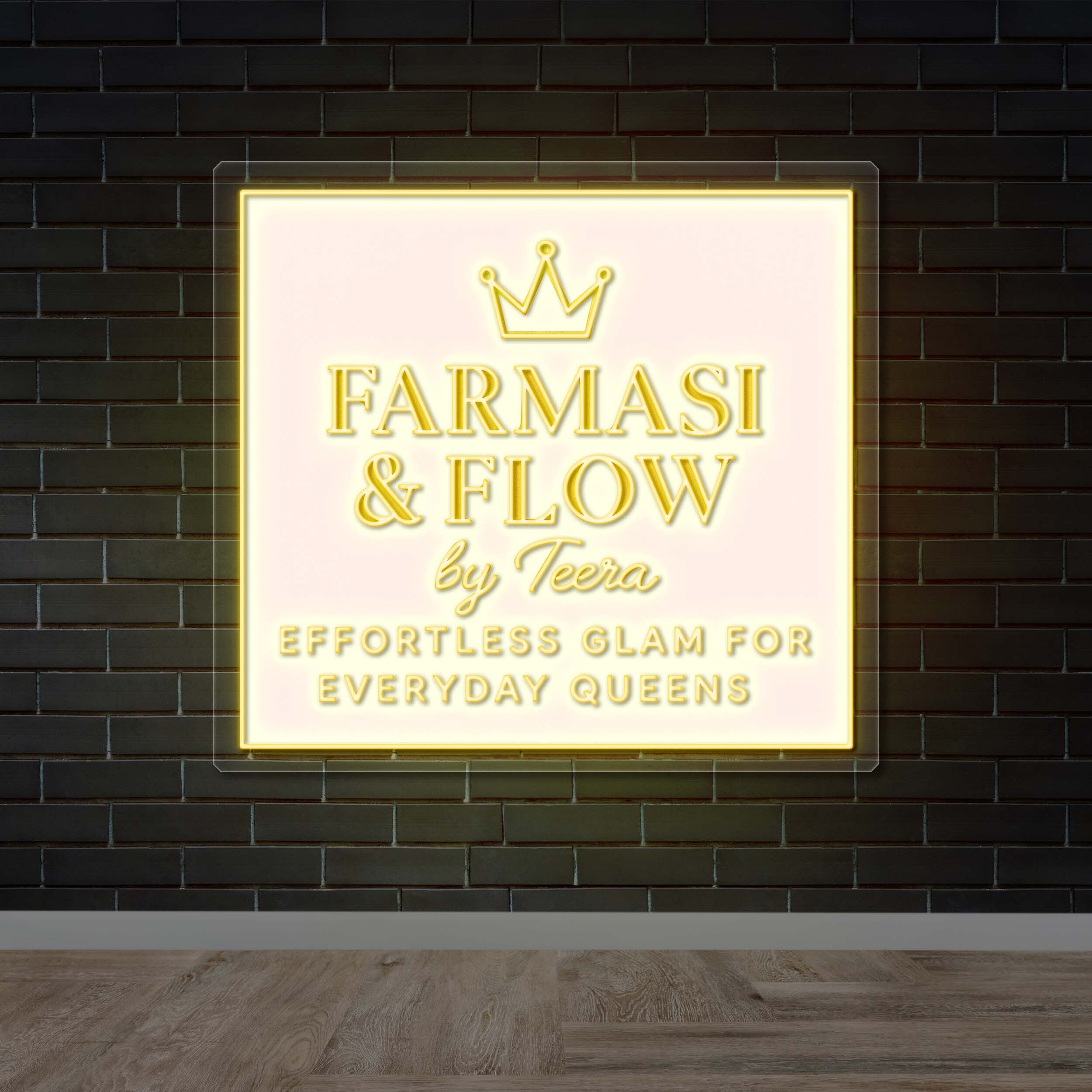 Farmasi & Flow - Premium Neon Artwork