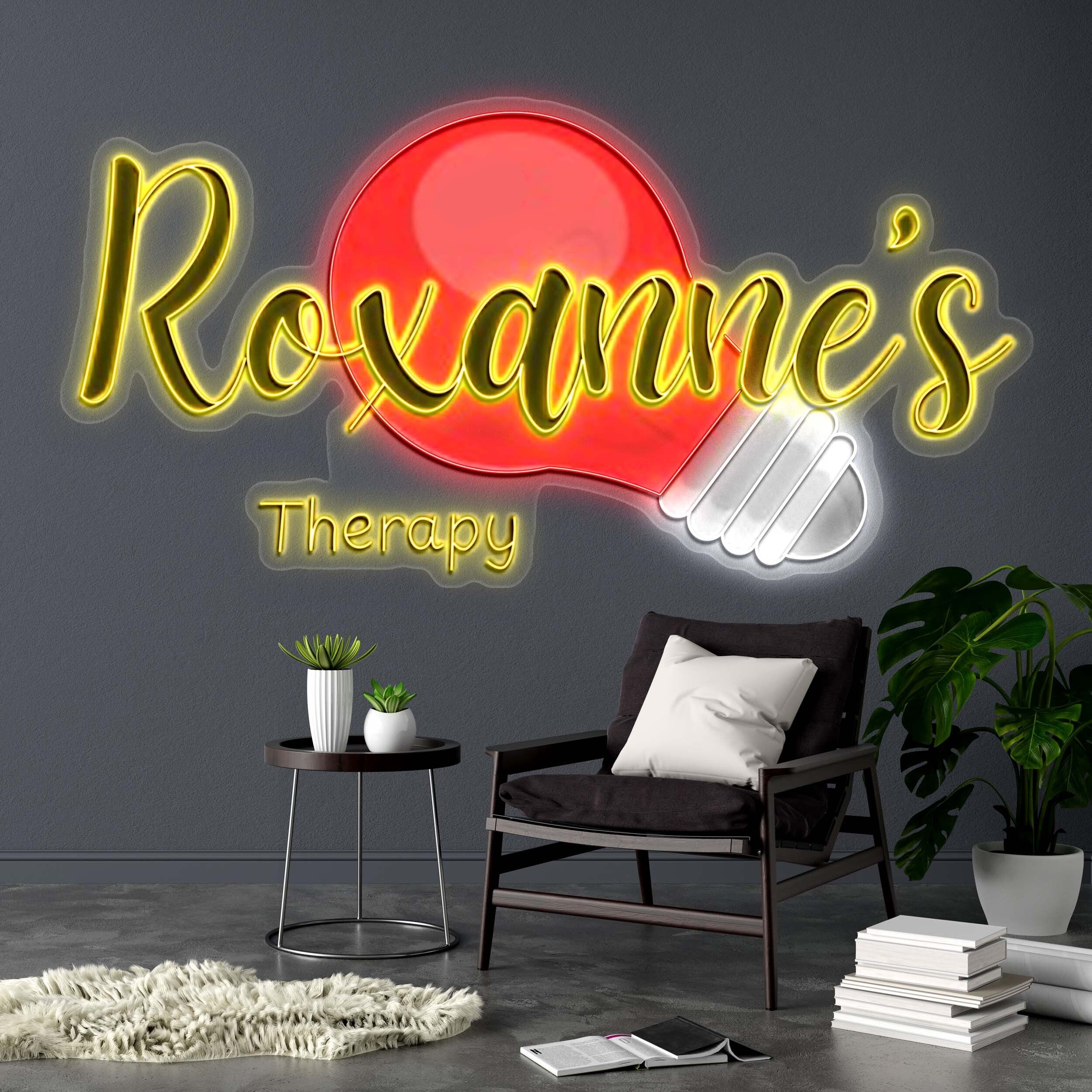 Roxanne's Therapy - Premium Neon Artwork