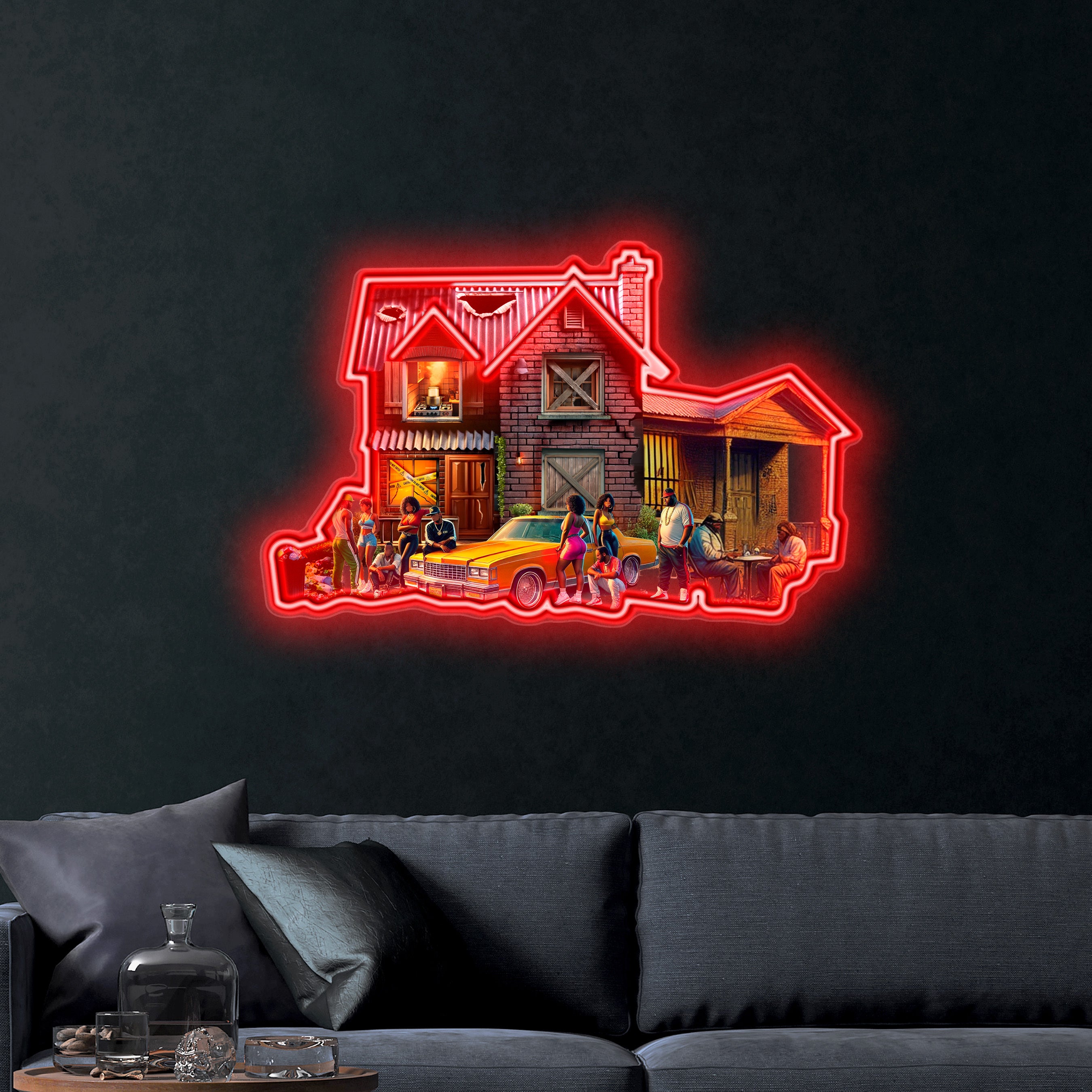 Brick House – Premium Neon Artwork