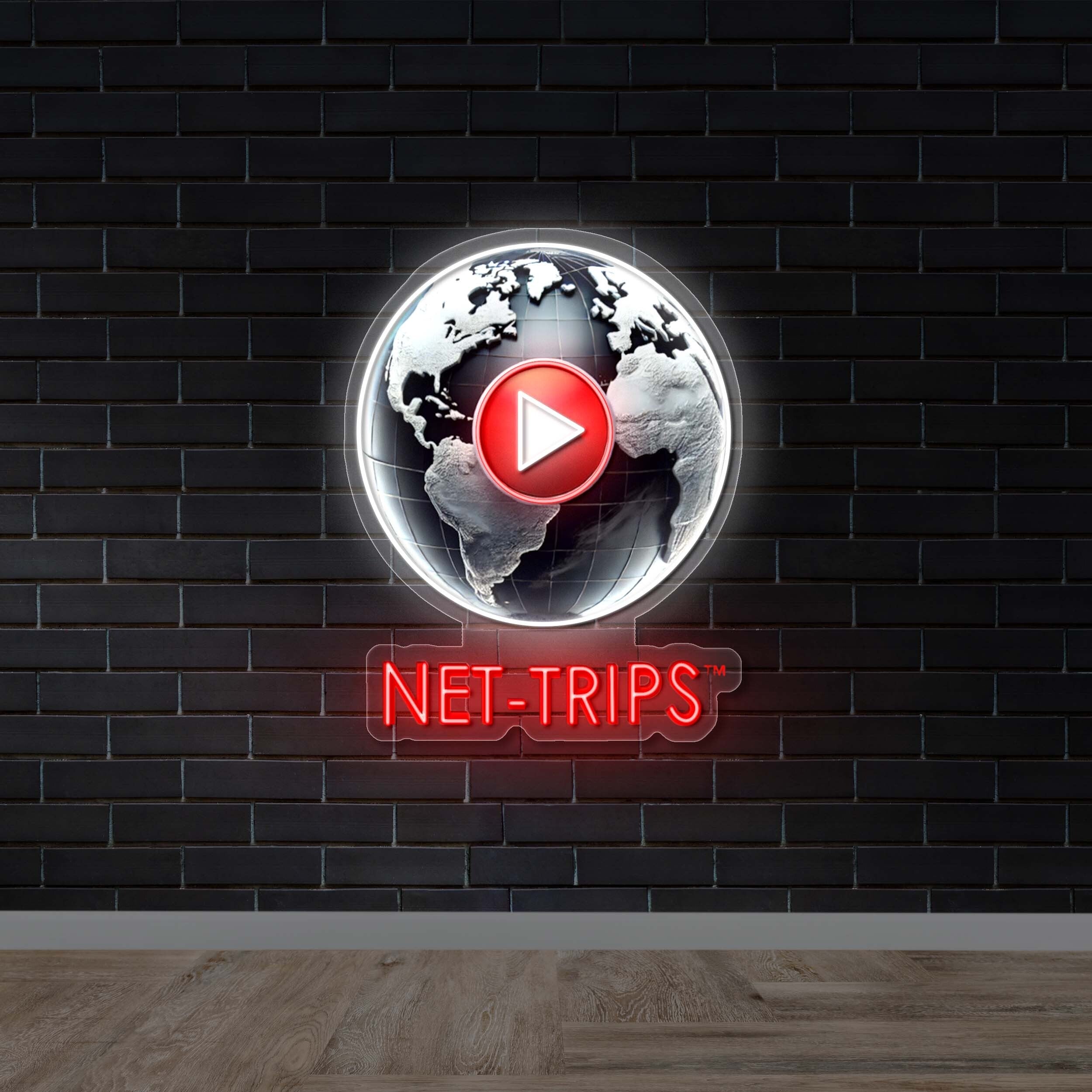 NET-TRIPS - Premium Neon Artwork