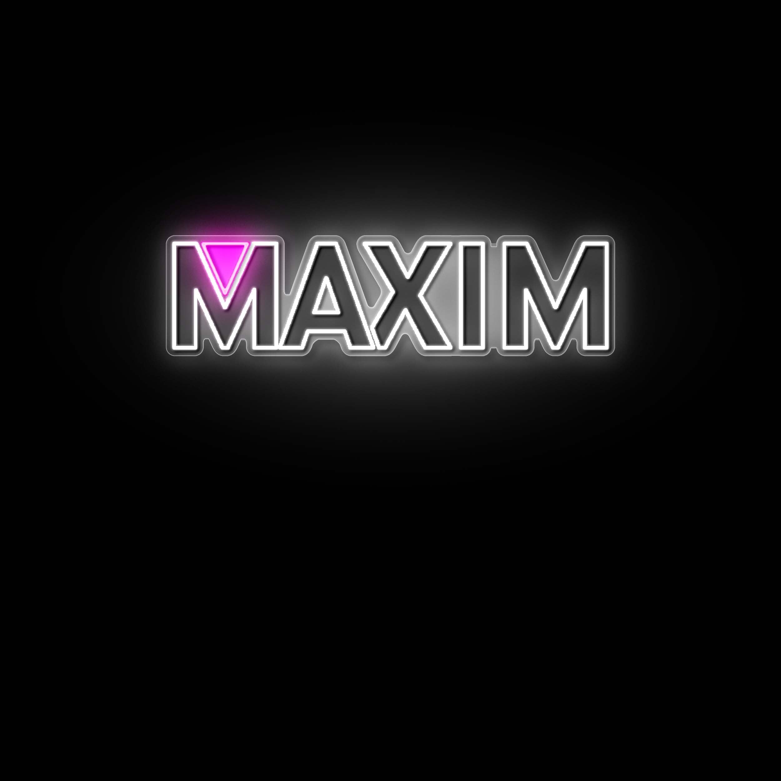 Maxim - Premium Neon Artwork