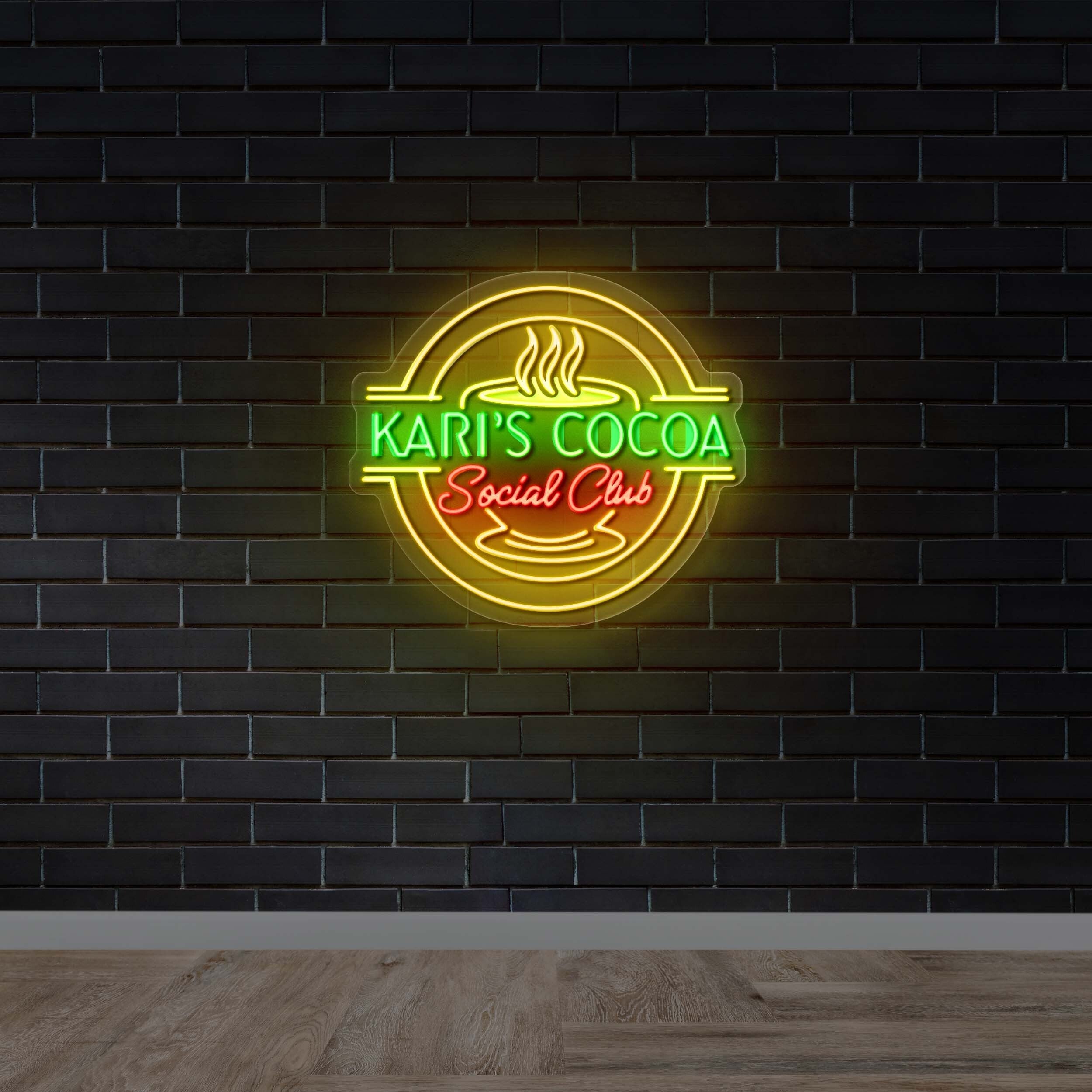 KARI’S COCOA SOCIAL CLUB - Premium Neon Artwork