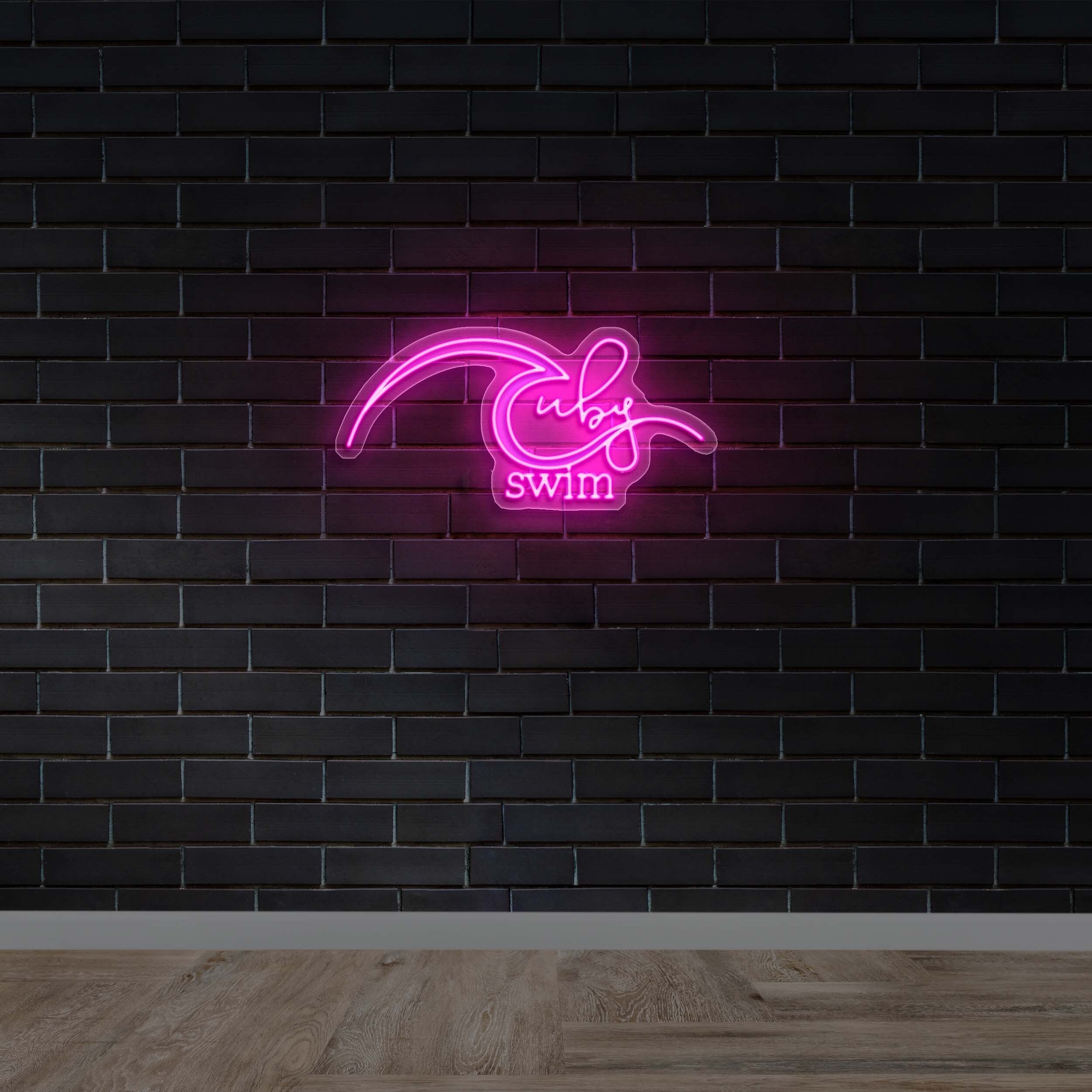 Swim - Premium Neon Artwork