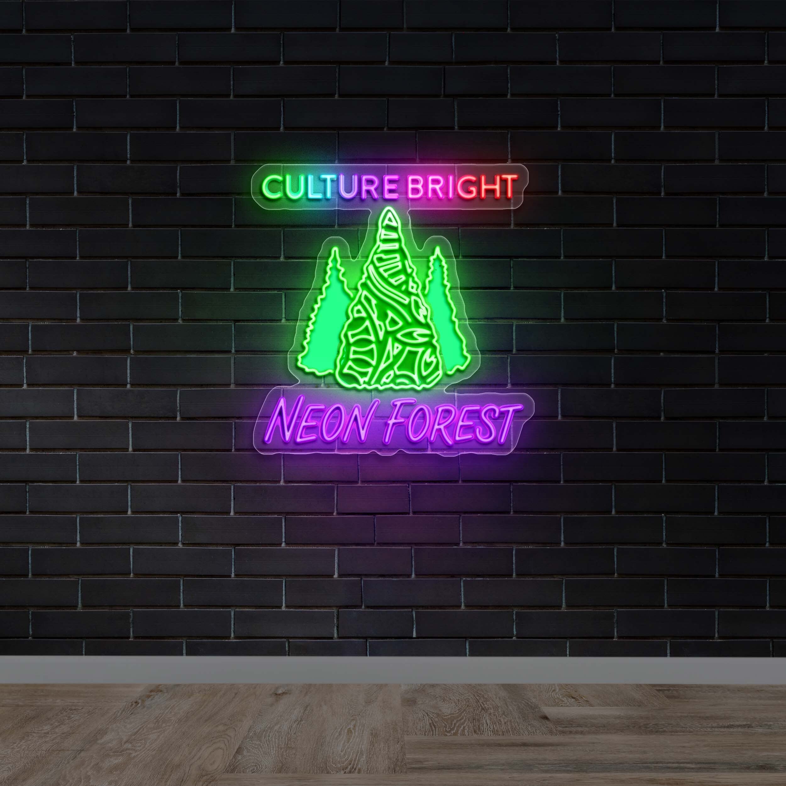 NEON FOREST - Premium Neon Artwork