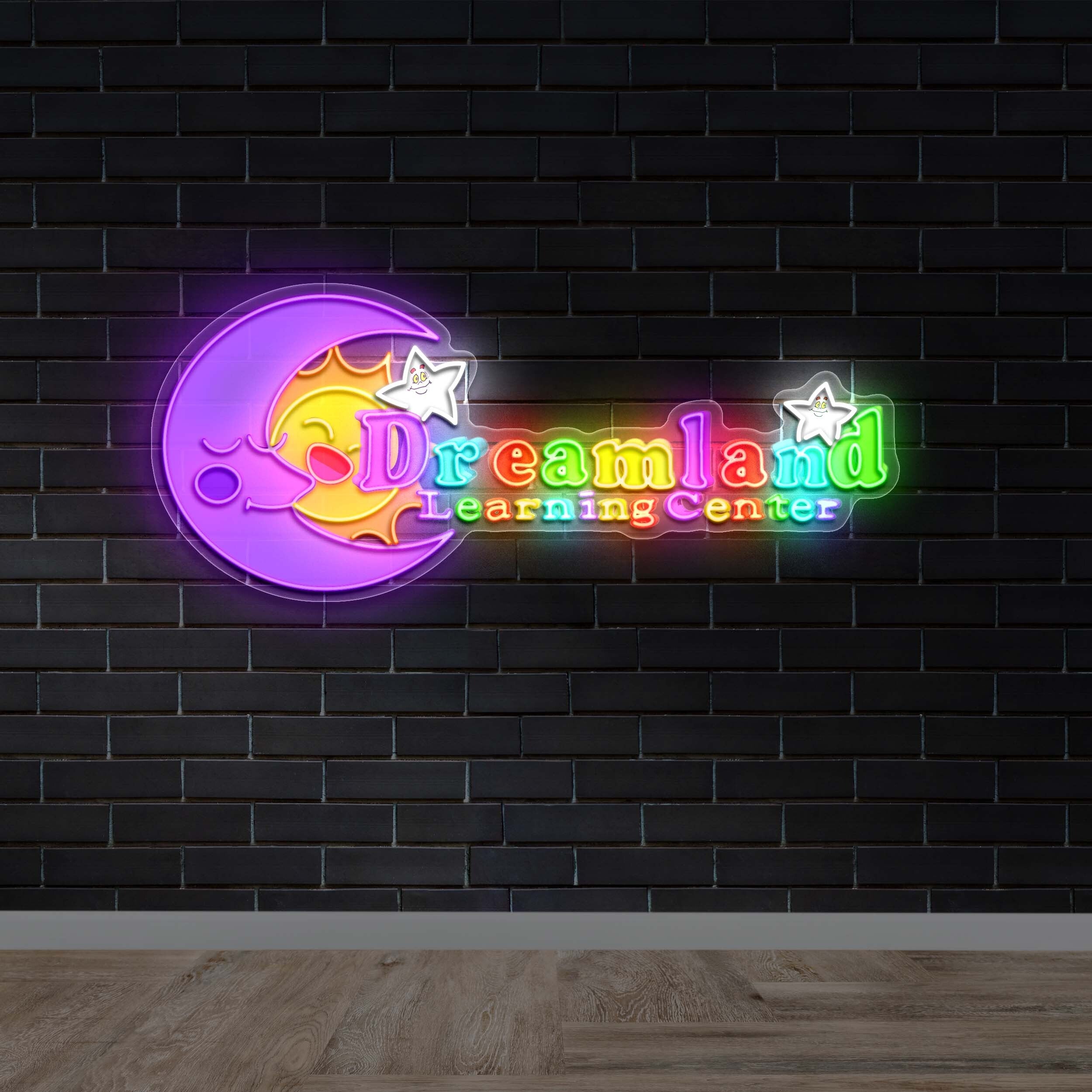 DREAMLAND LEARNING CENTER - Premium Neon Artwork