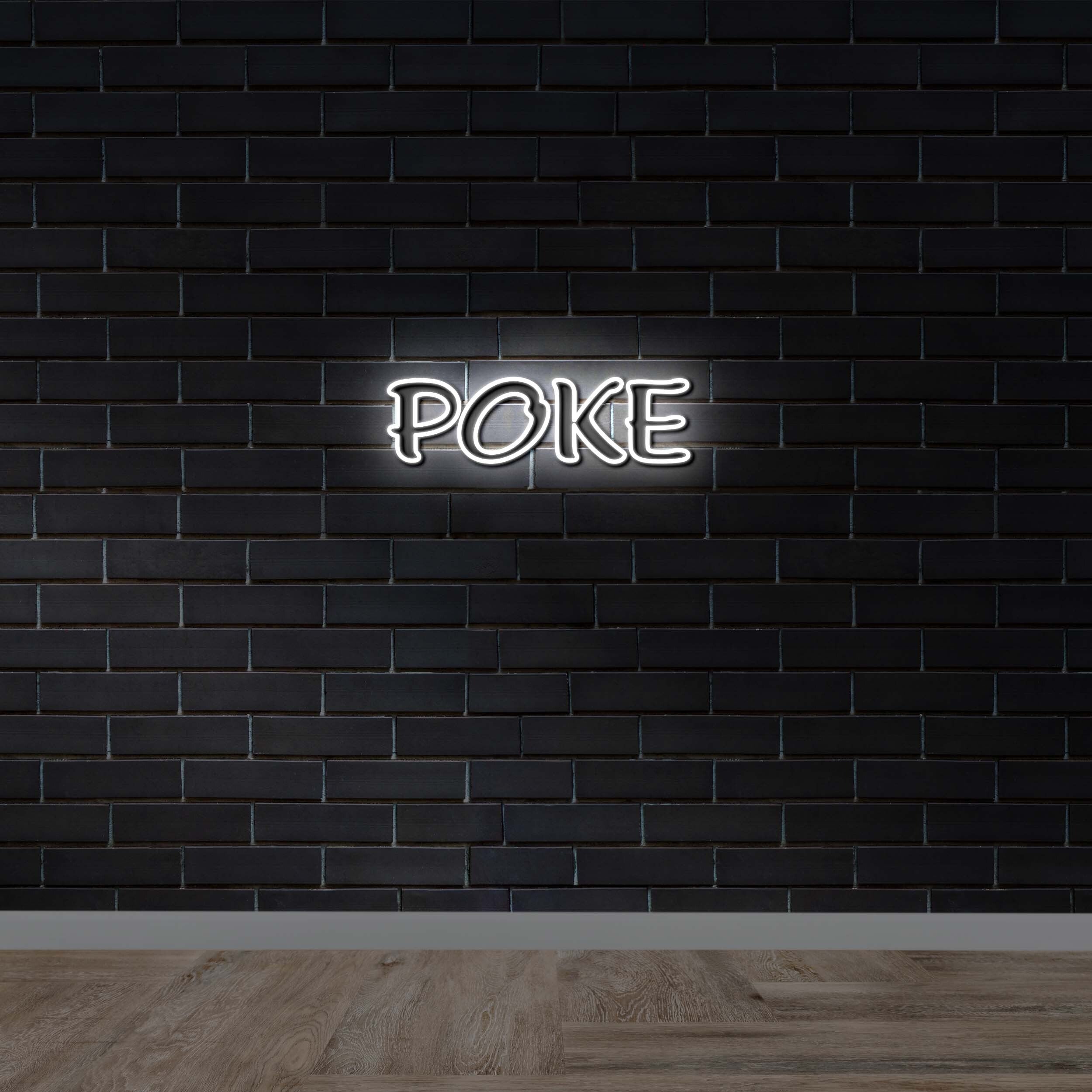 POKE - Premium Neon Artwork