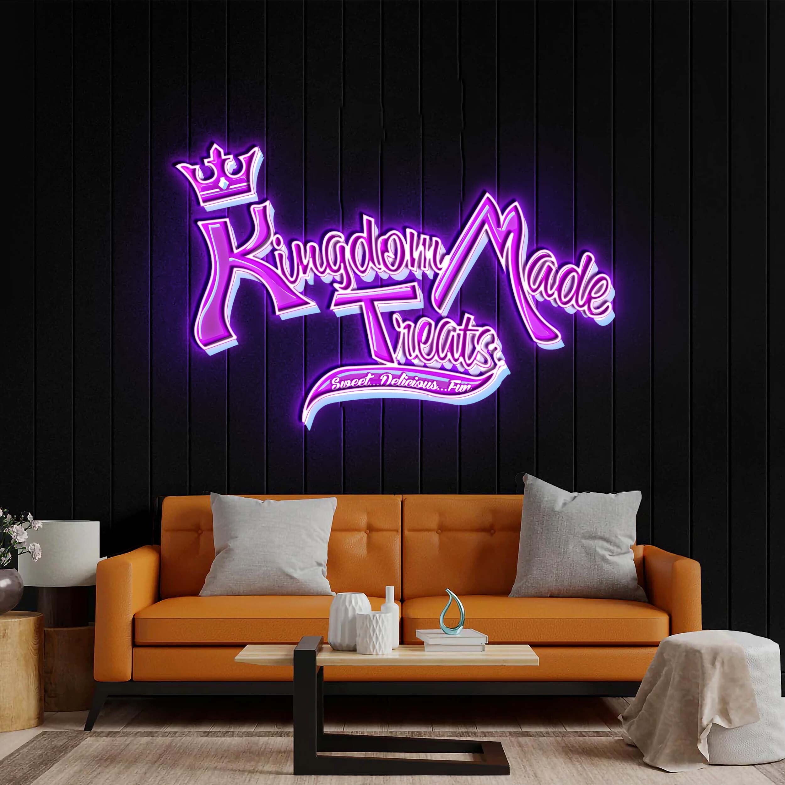 Kingdom Made Treats - Premium Neon Artwork