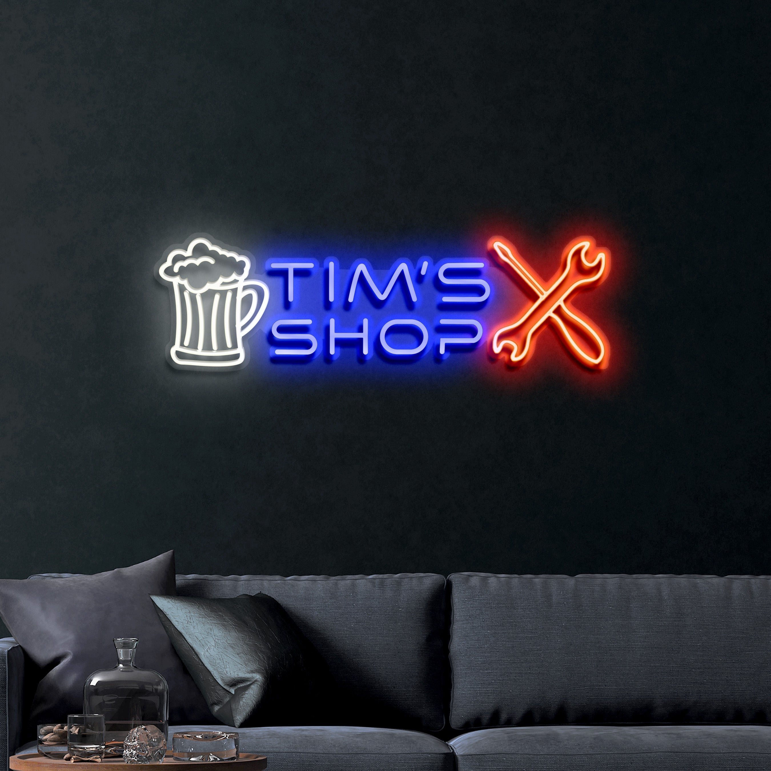 Tim's Shop – Premium Neon Artwork