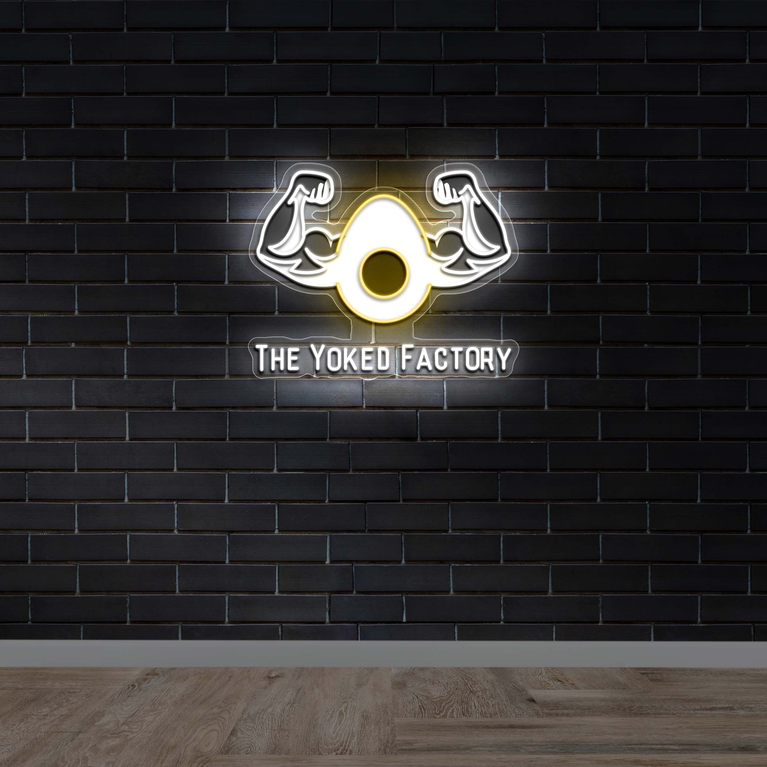 THE YOKED FACTORY - Premium Neon Artwork