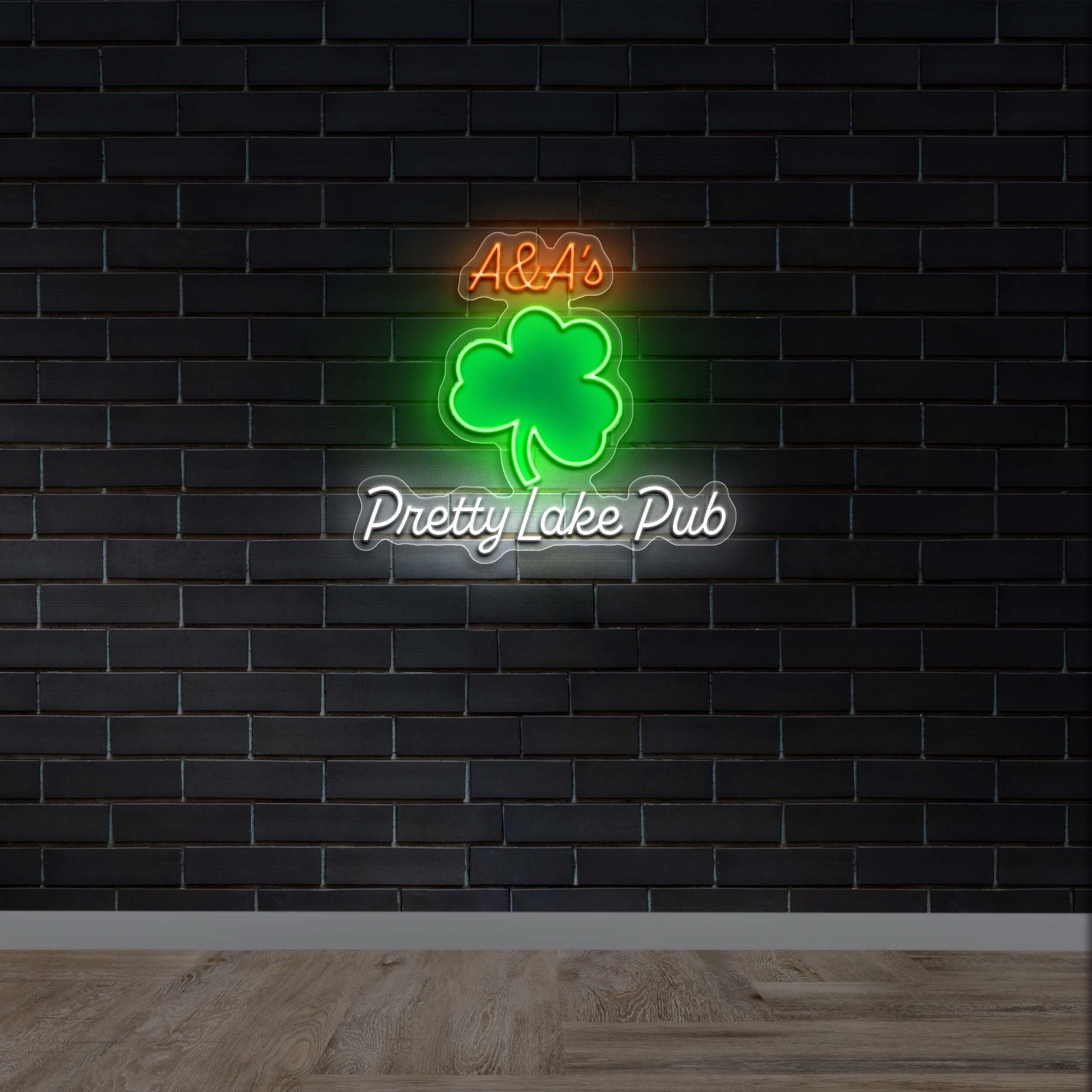 A & A's Pretty Lake Pub | 2nd version - Premium Neon Artwork