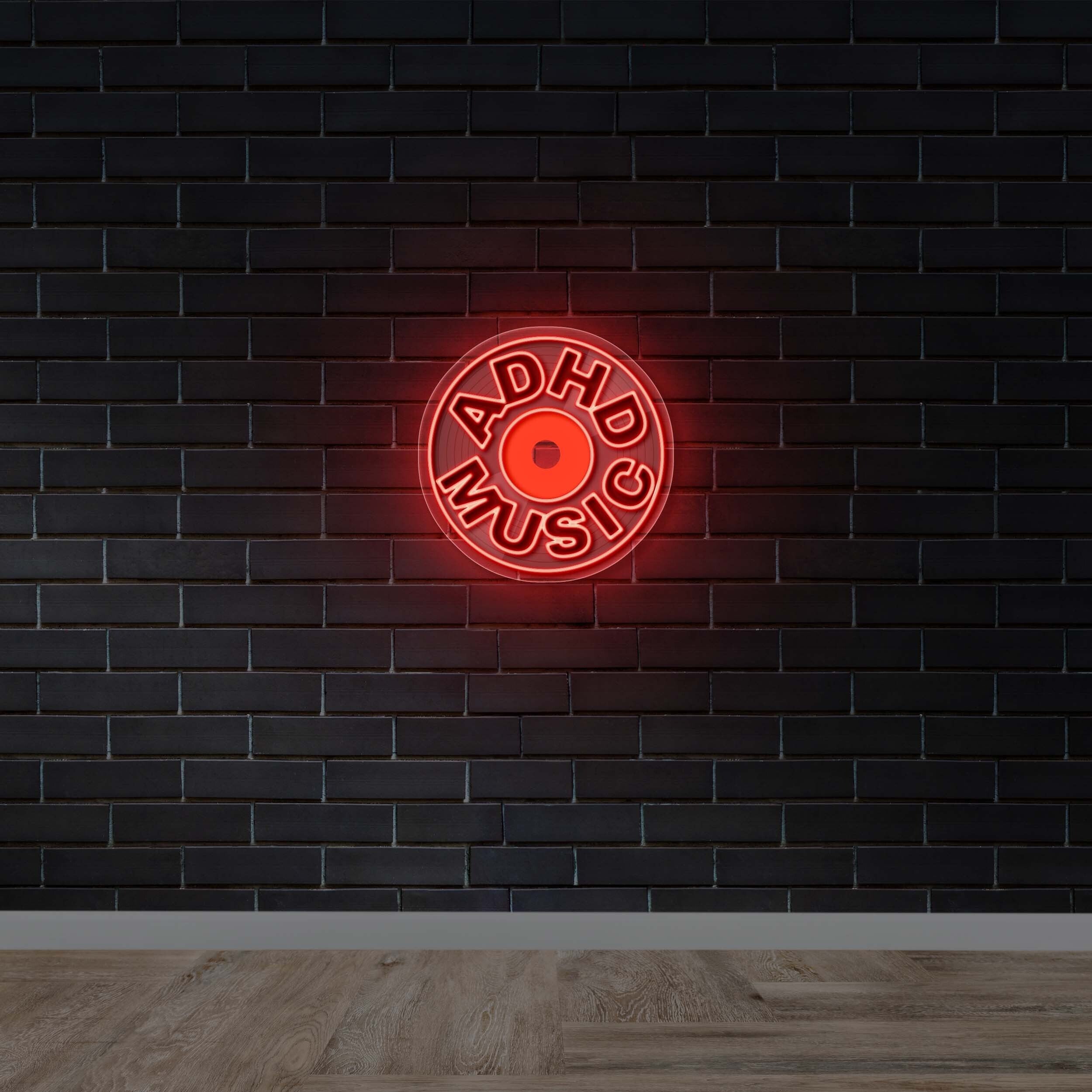 ADHD MUSIC - Premium Neon Artwork