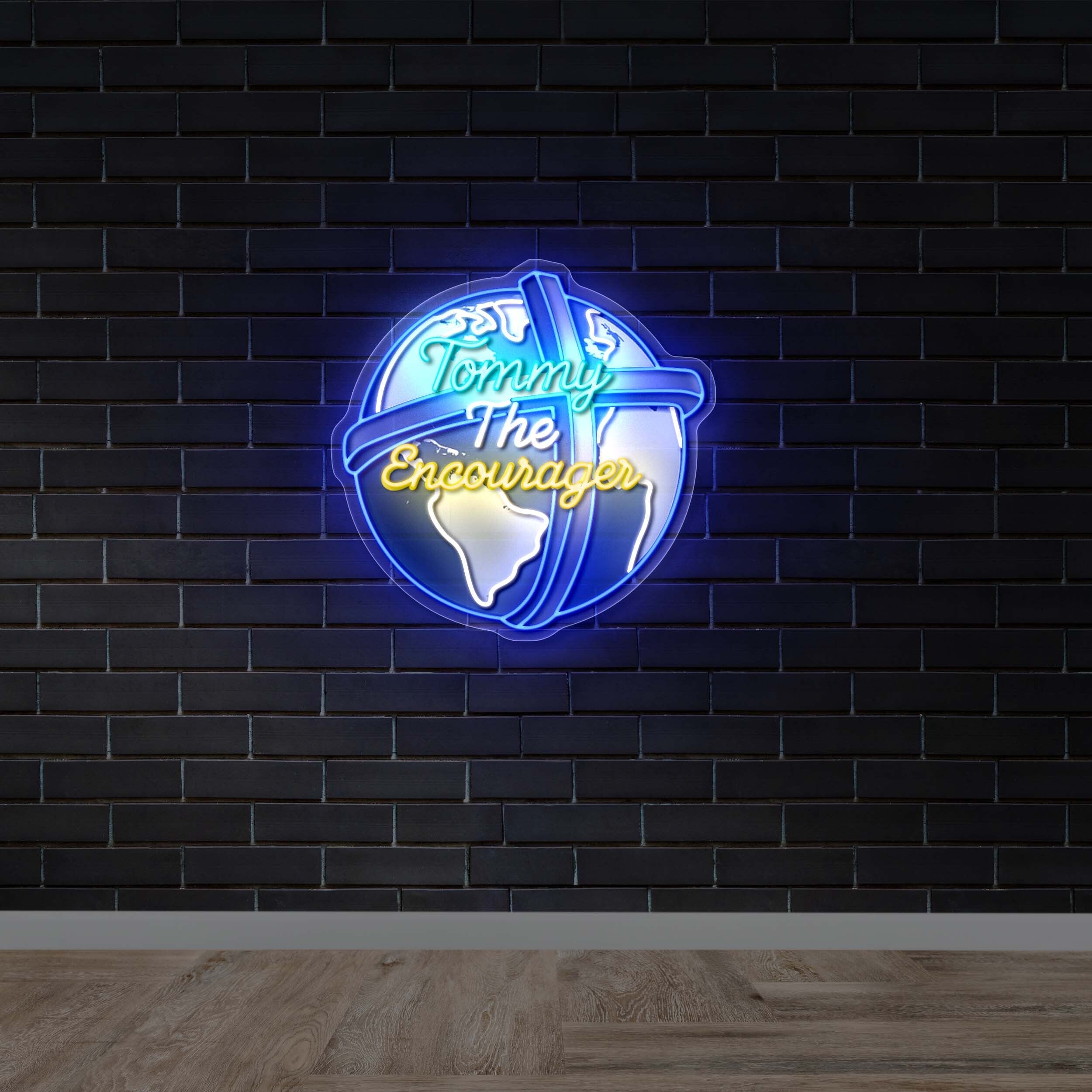 TOMMY THE ENCOURAGER - Premium Neon Artwork