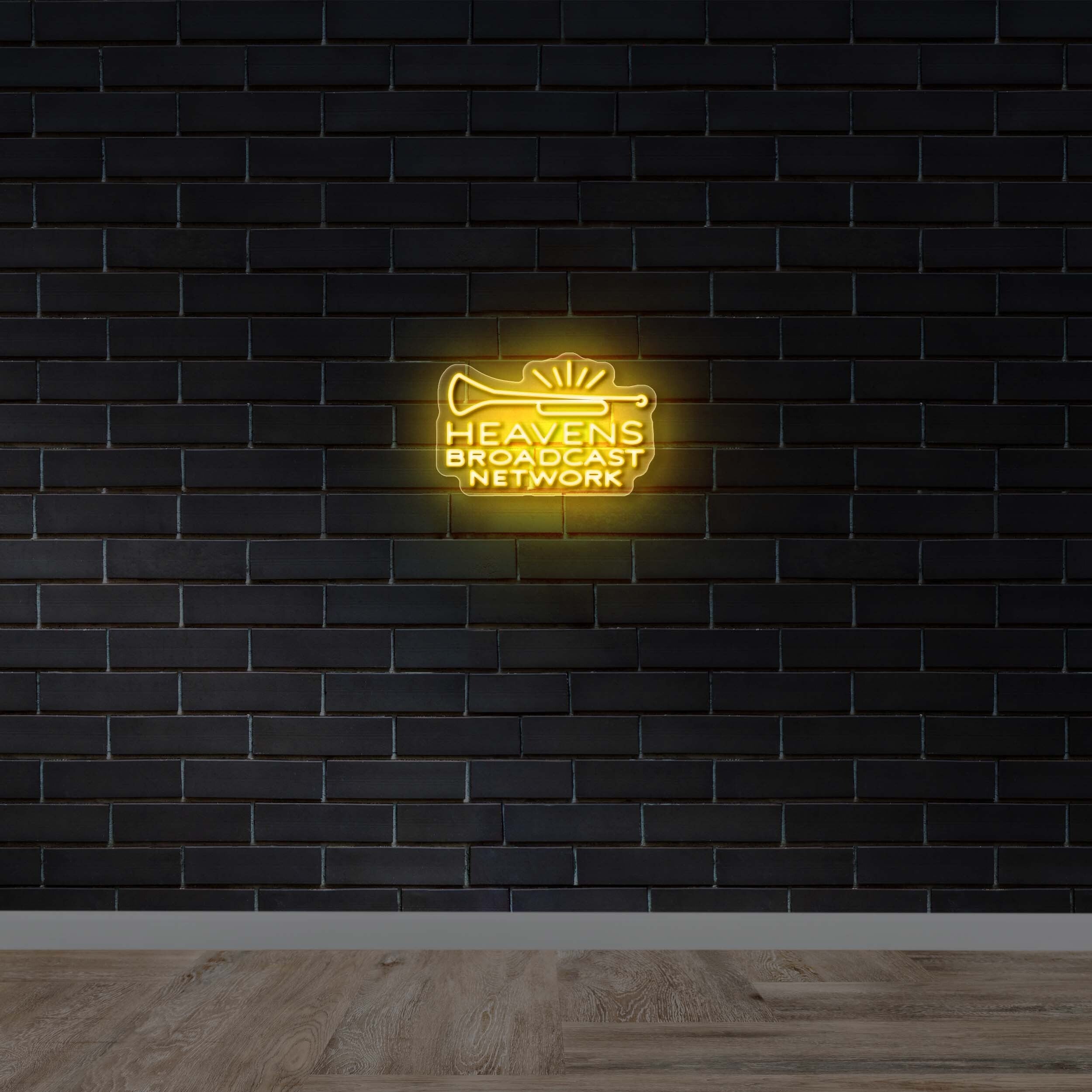 HEAVENS BROADCAST NETWORK - Premium Neon Artwork